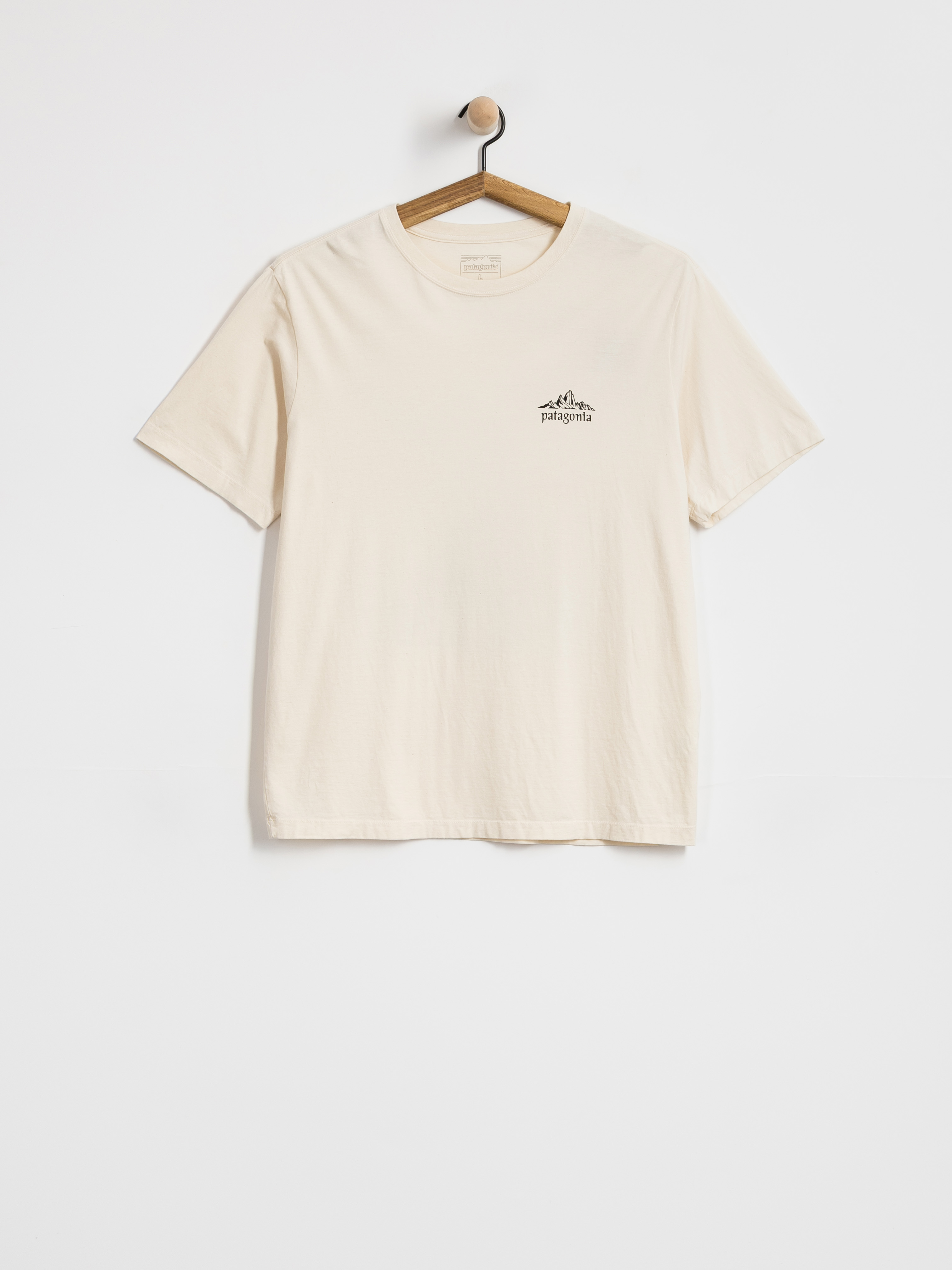 Тениска Patagonia Cloud Crag (undyed natural)