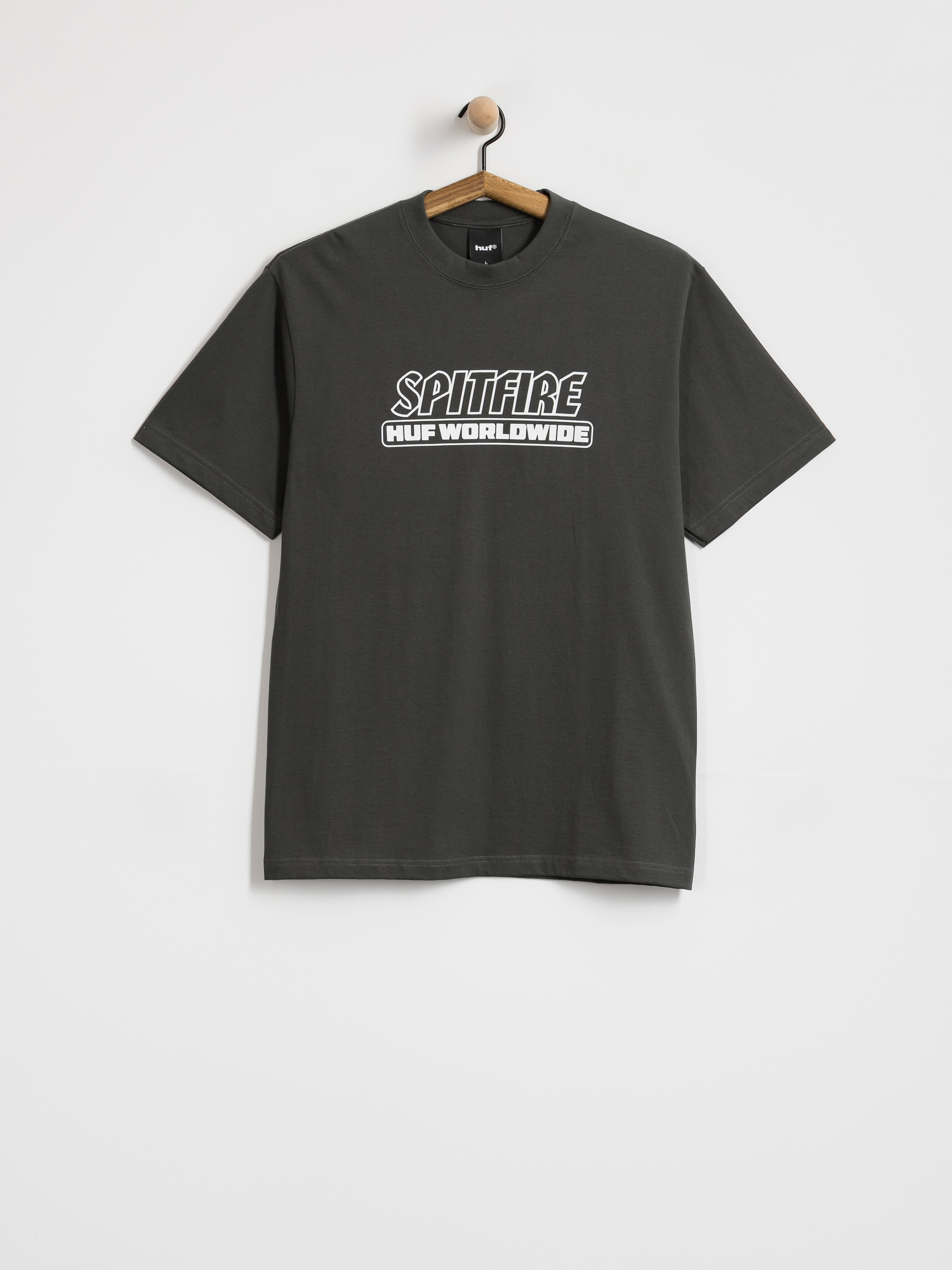 Тениска HUF X Spitfire Burn (washed black)