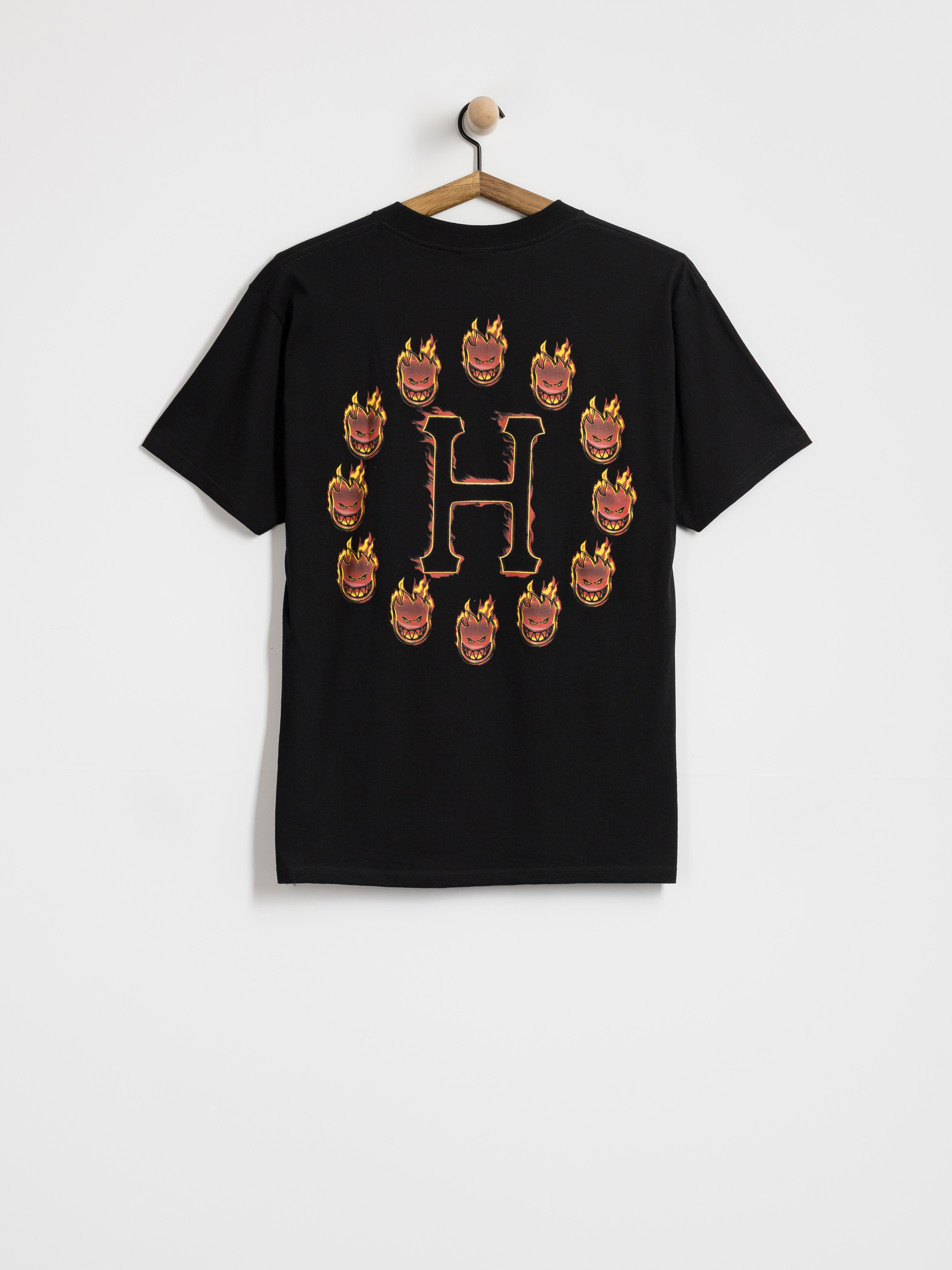 Тениска HUF X Spitfire Flame Galaxies (black)