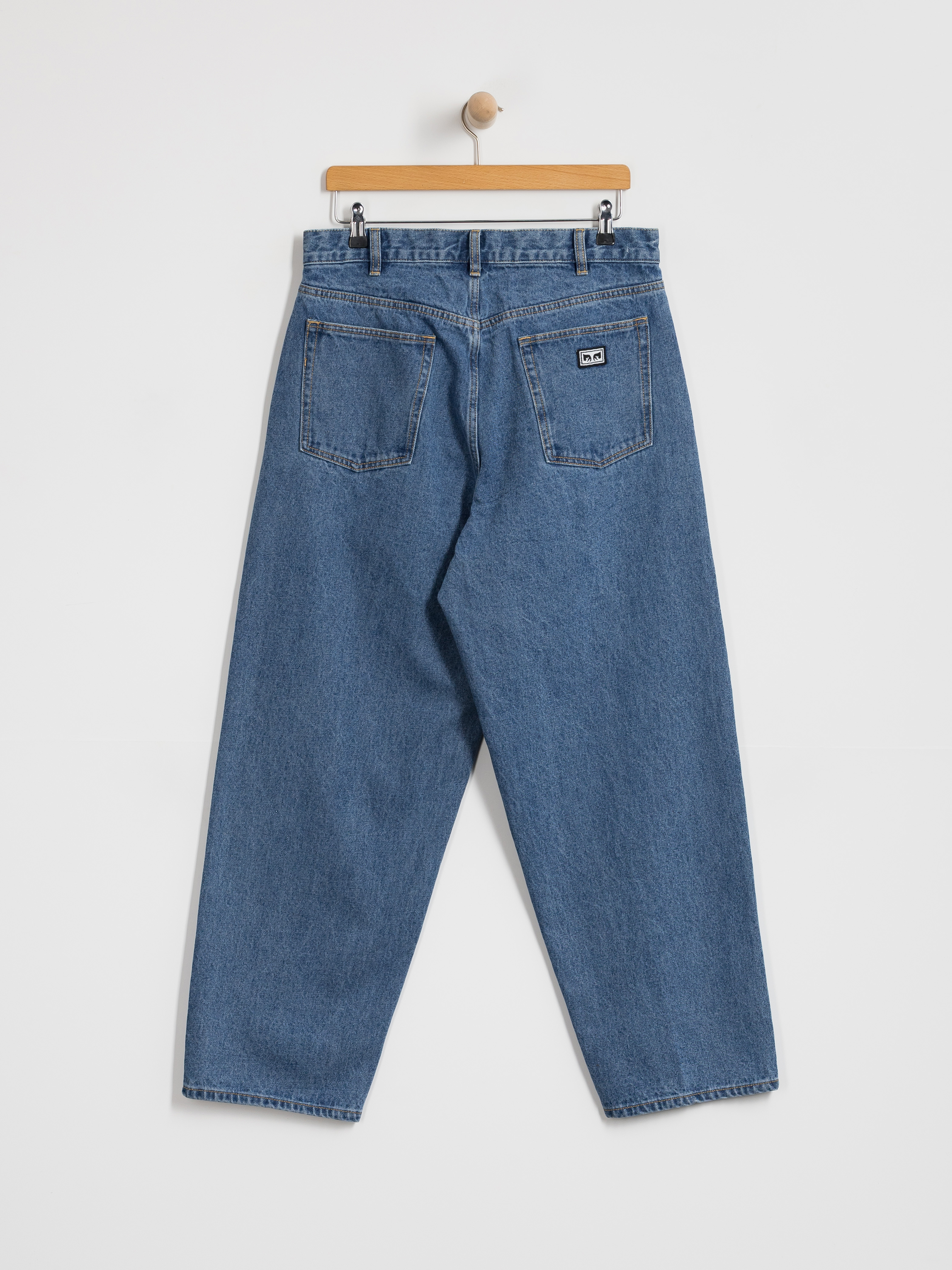 Панталони OBEY Bigwig Baggy Denim (light indigo classic)