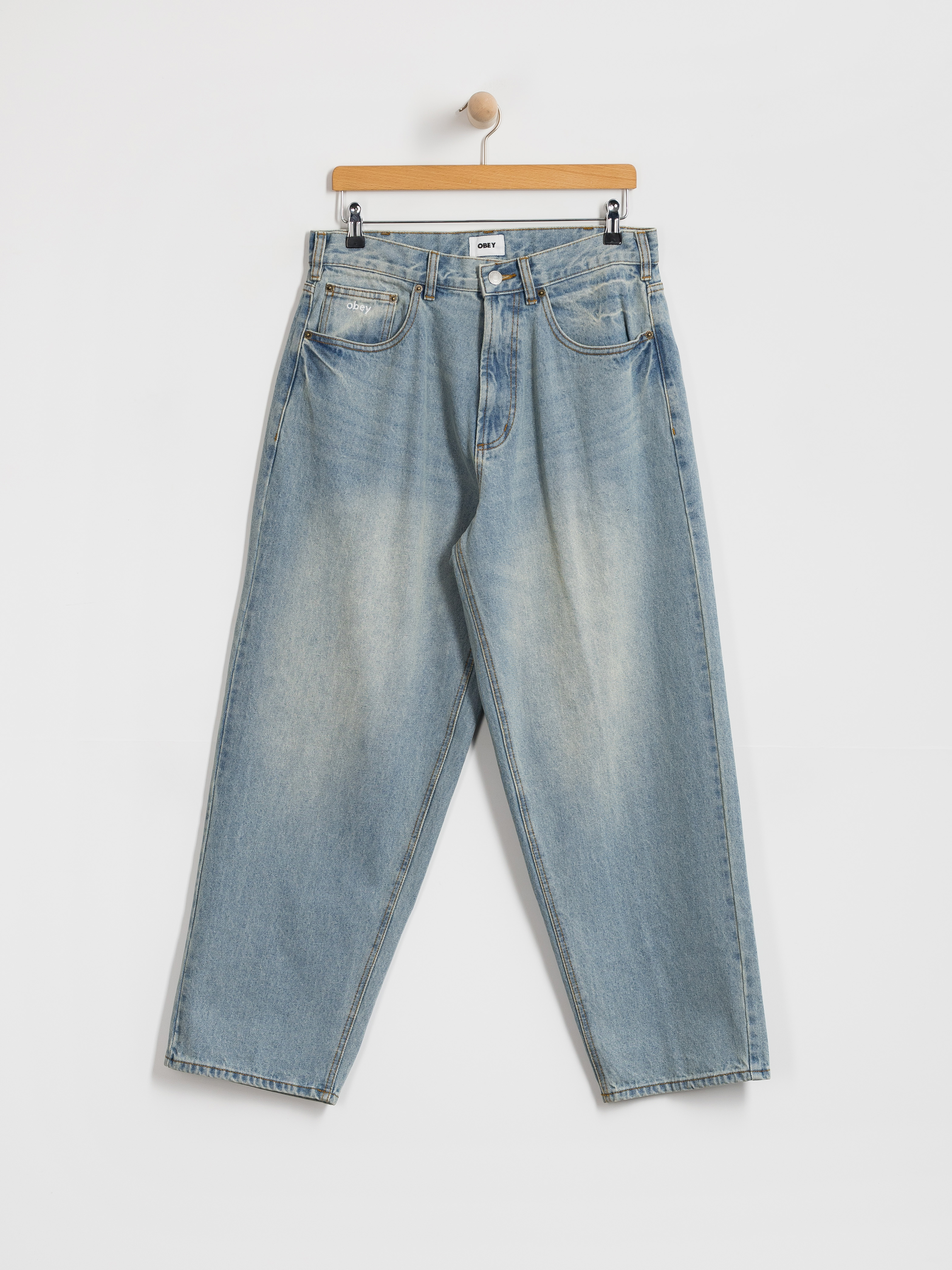 Панталони OBEY Bigwig Baggy Denim (archive indigo)