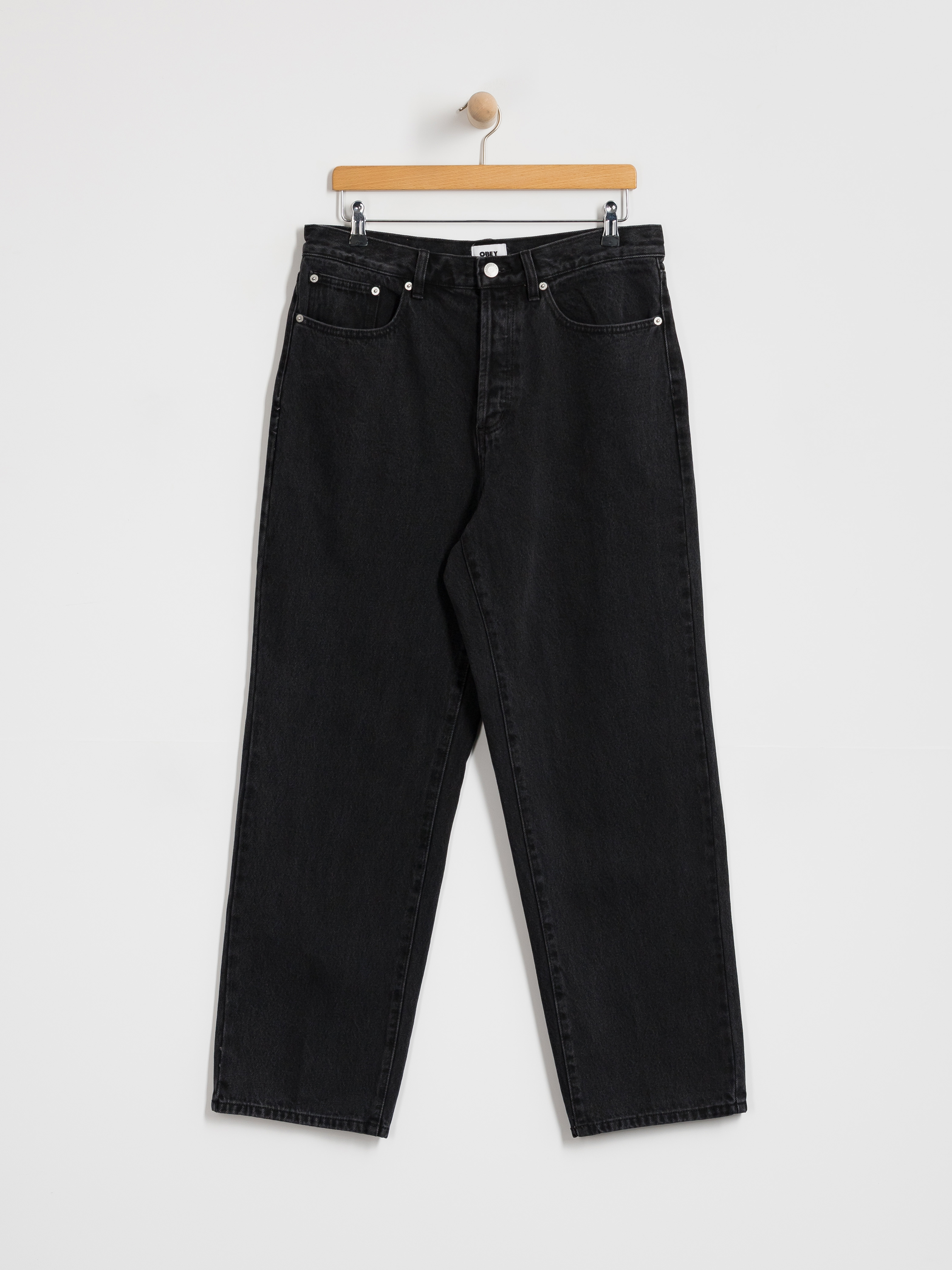 Панталони OBEY Classic Baggy Denim (faded black)