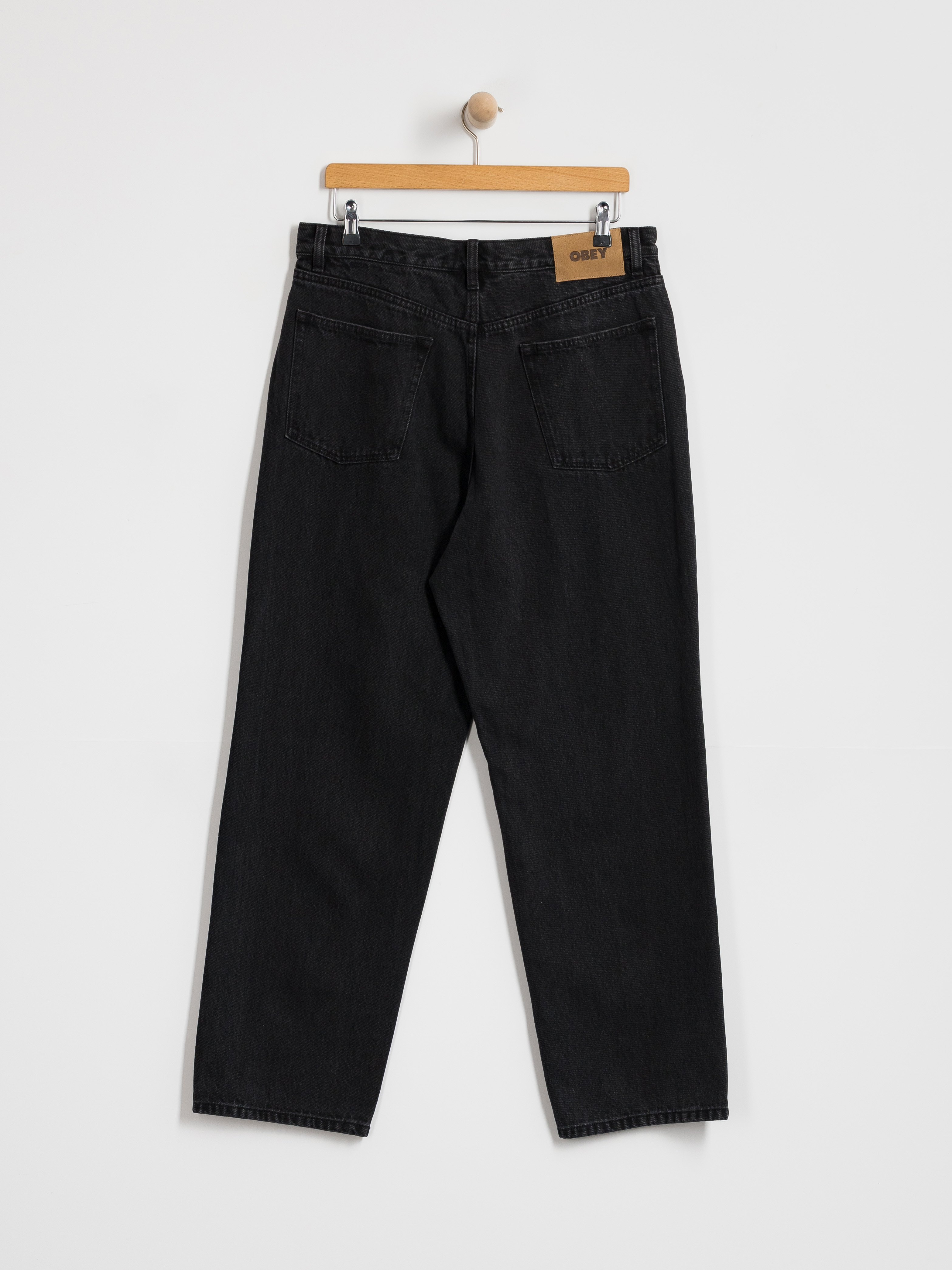 Панталони OBEY Classic Baggy Denim (faded black)
