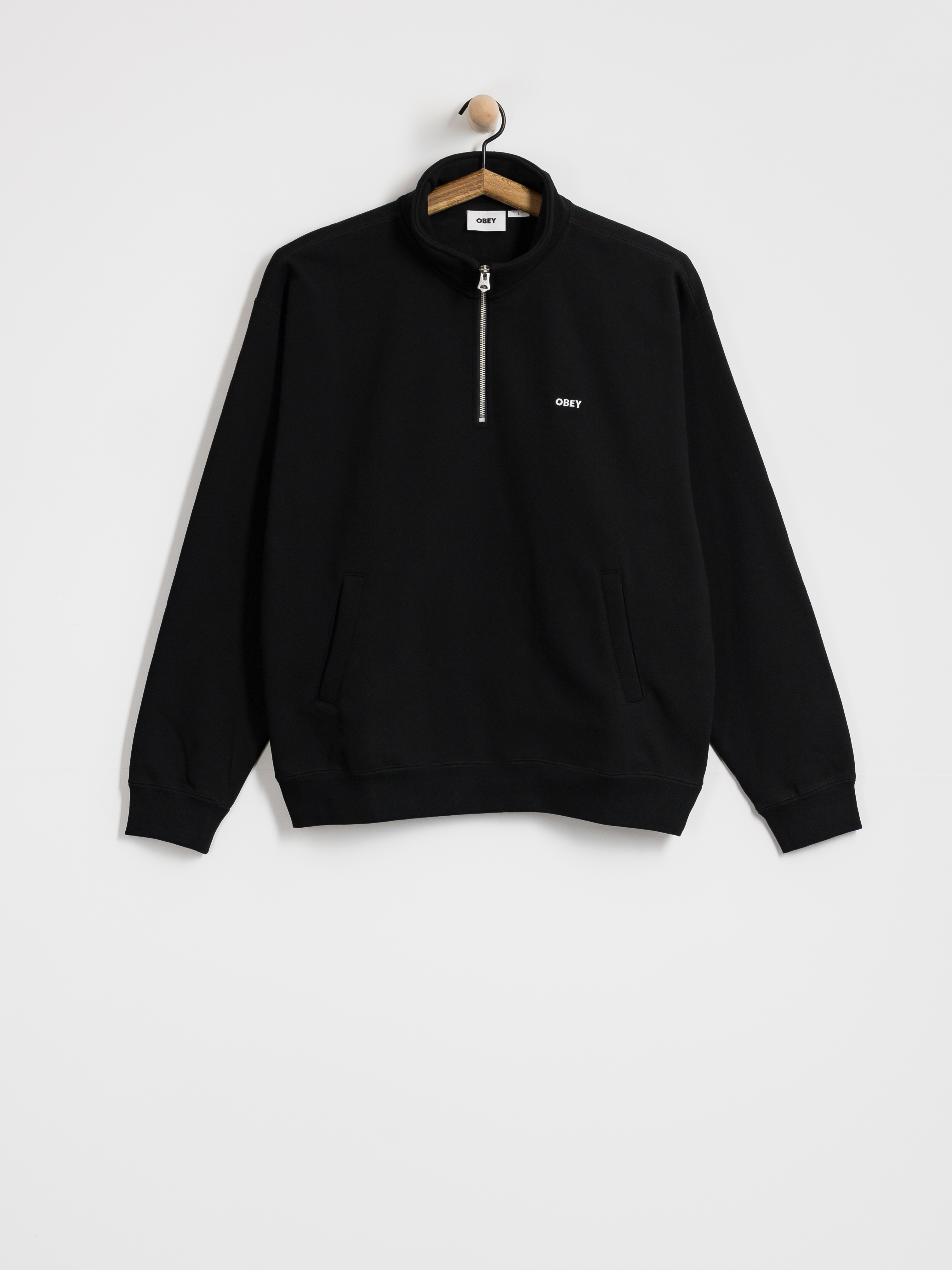 Суитшърт OBEY Established Works Bold Mockneck