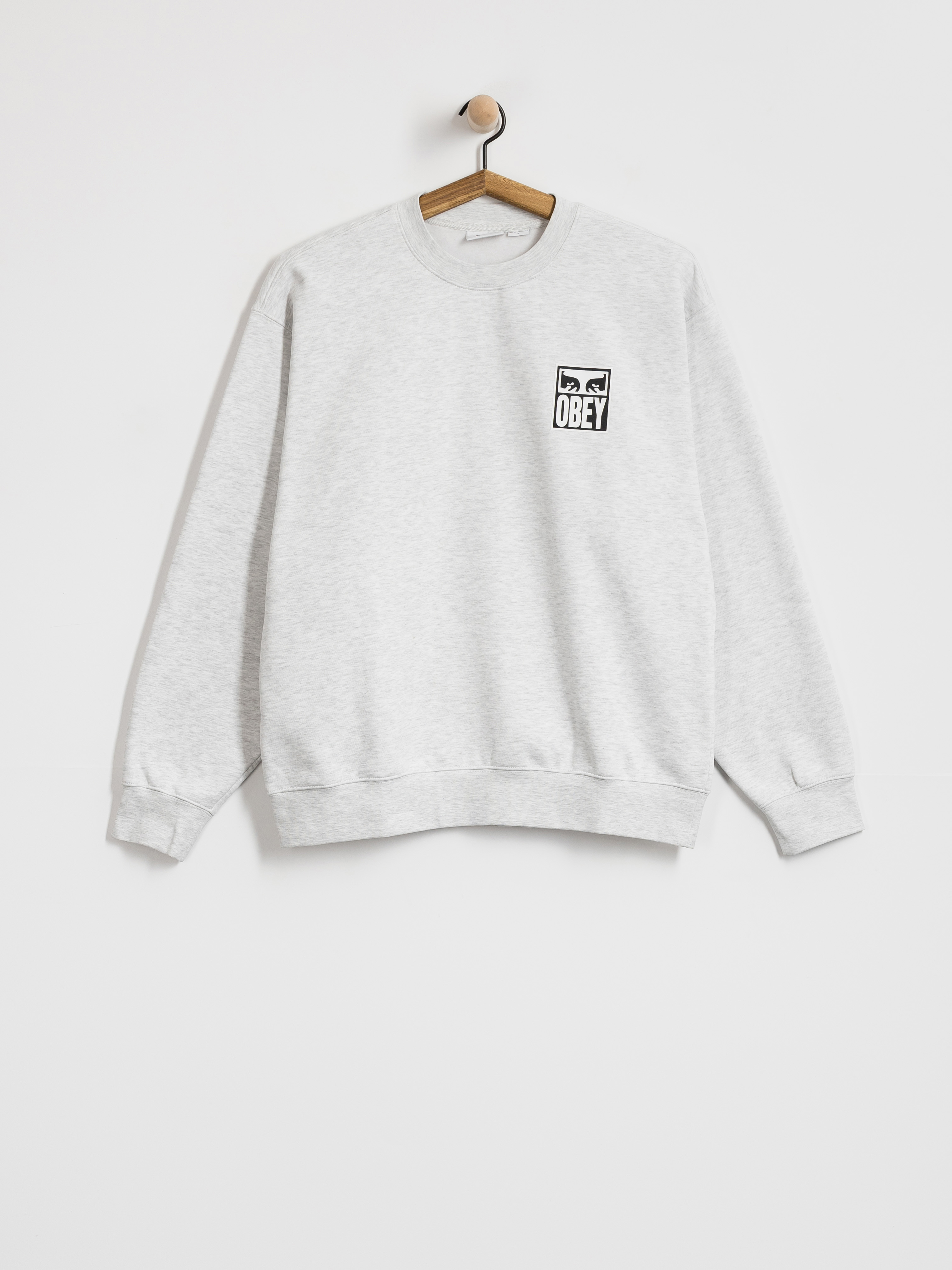 Суитшърт OBEY Eyes Icon (heather grey)
