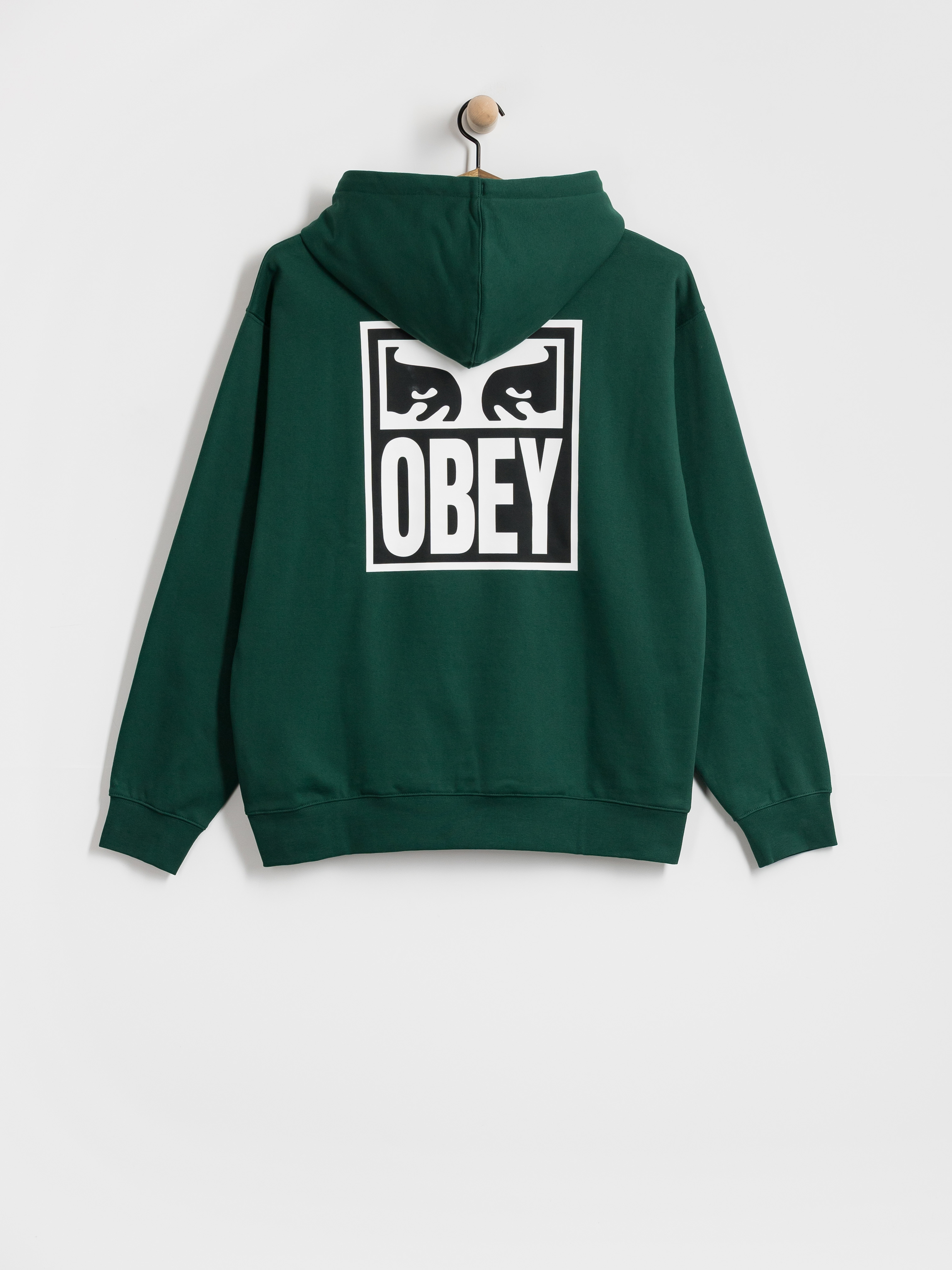 Суитшърт с качулка OBEY Eyes Icon HD (rainforest)