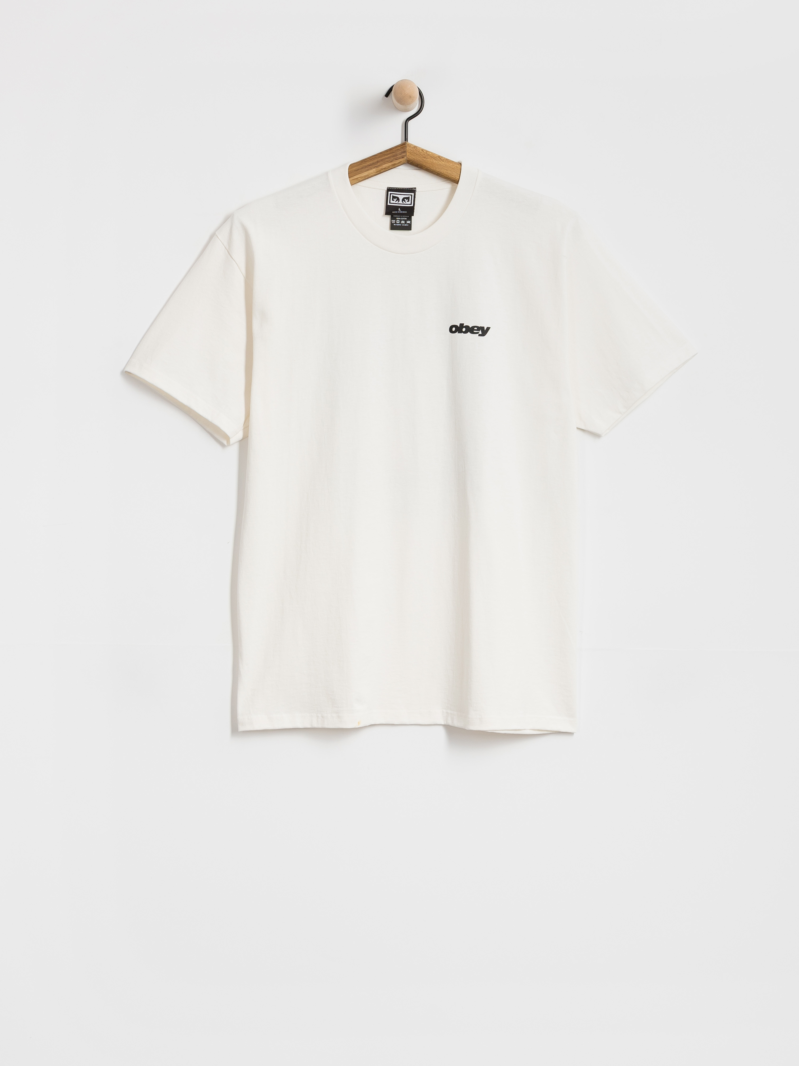 Тениска OBEY Stronger Together (vintage white)