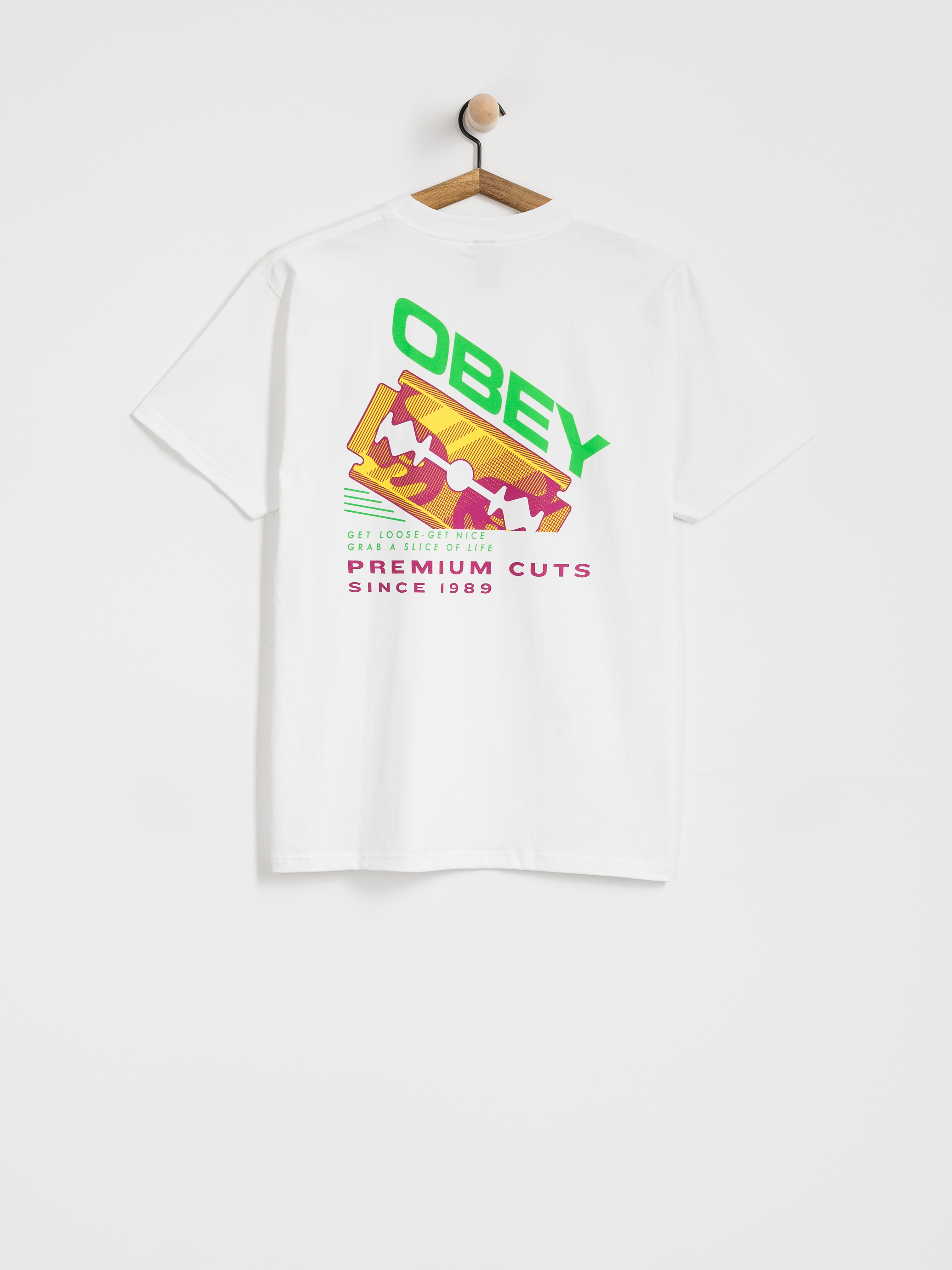Тениска OBEY Razor (white)