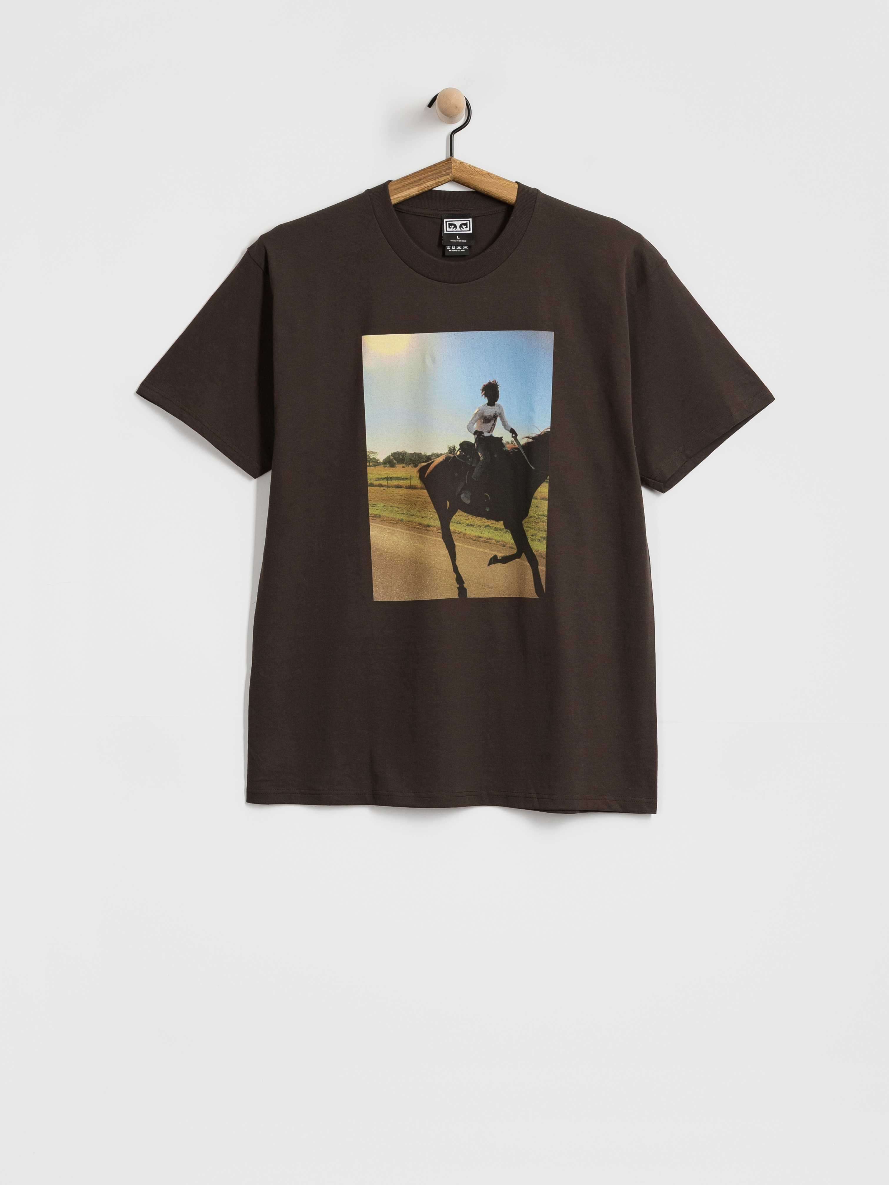 Тениска OBEY Trail Ride (java brown)