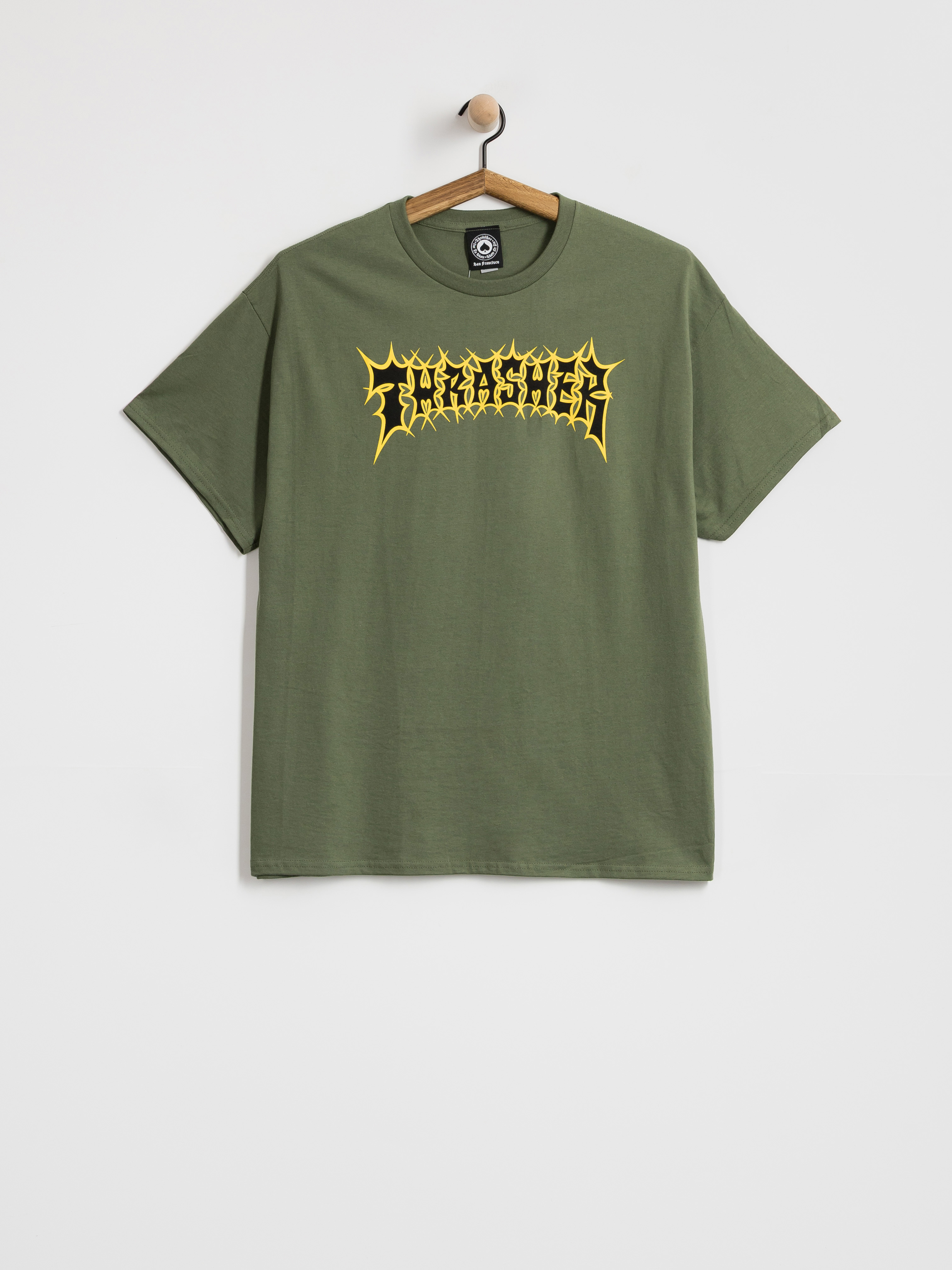 Тениска Thrasher Spikey (military green)