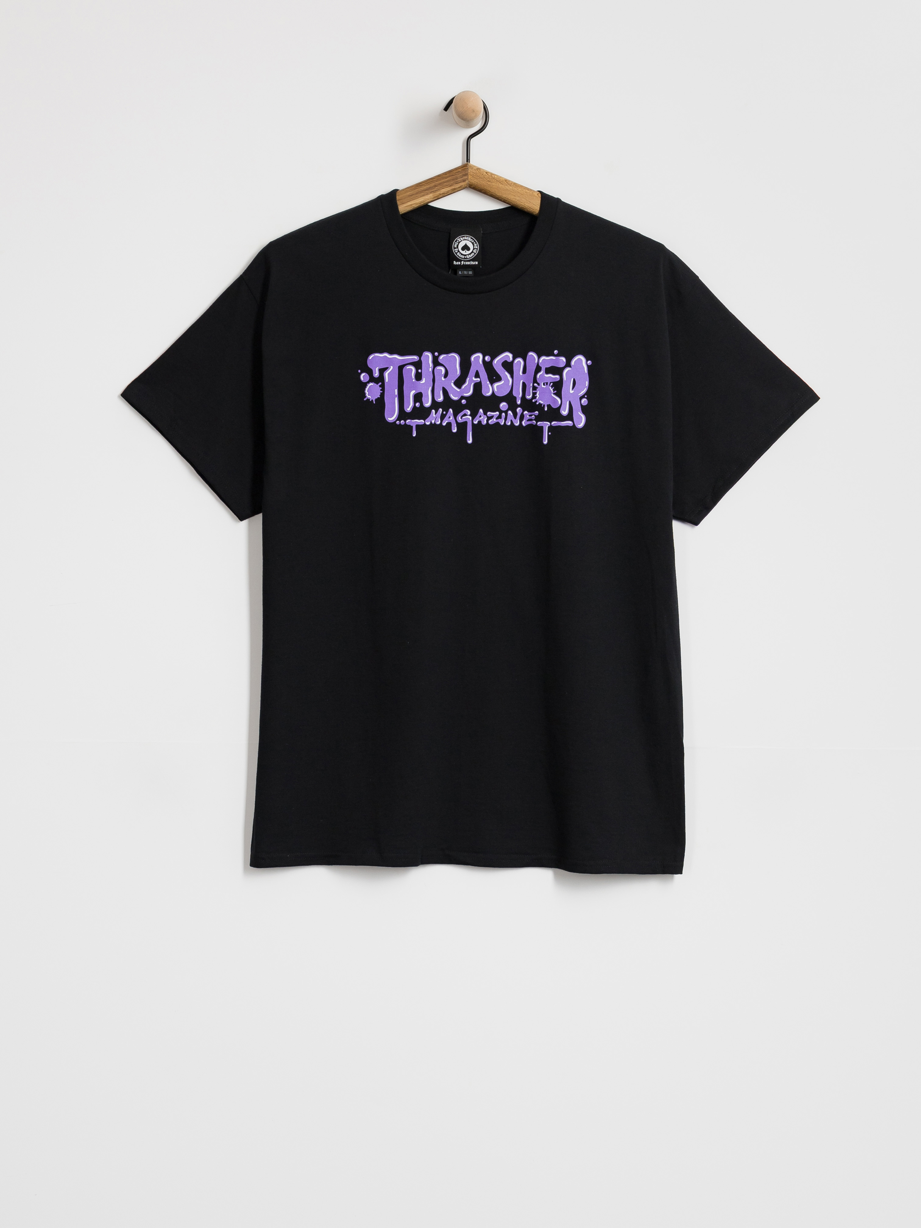 Тениска Thrasher Wet (paint black)