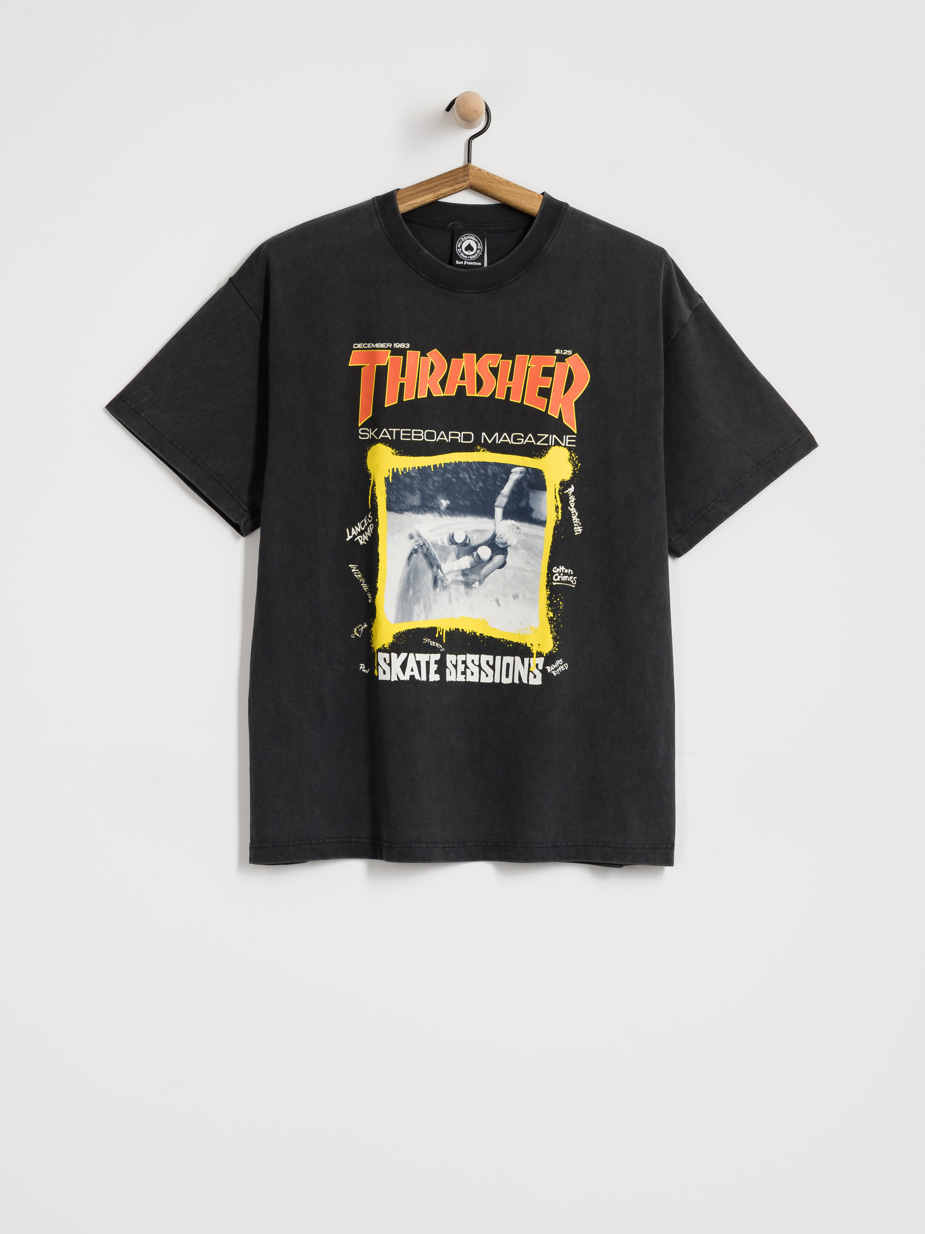 Тениска Thrasher December 1983 (vintage black)