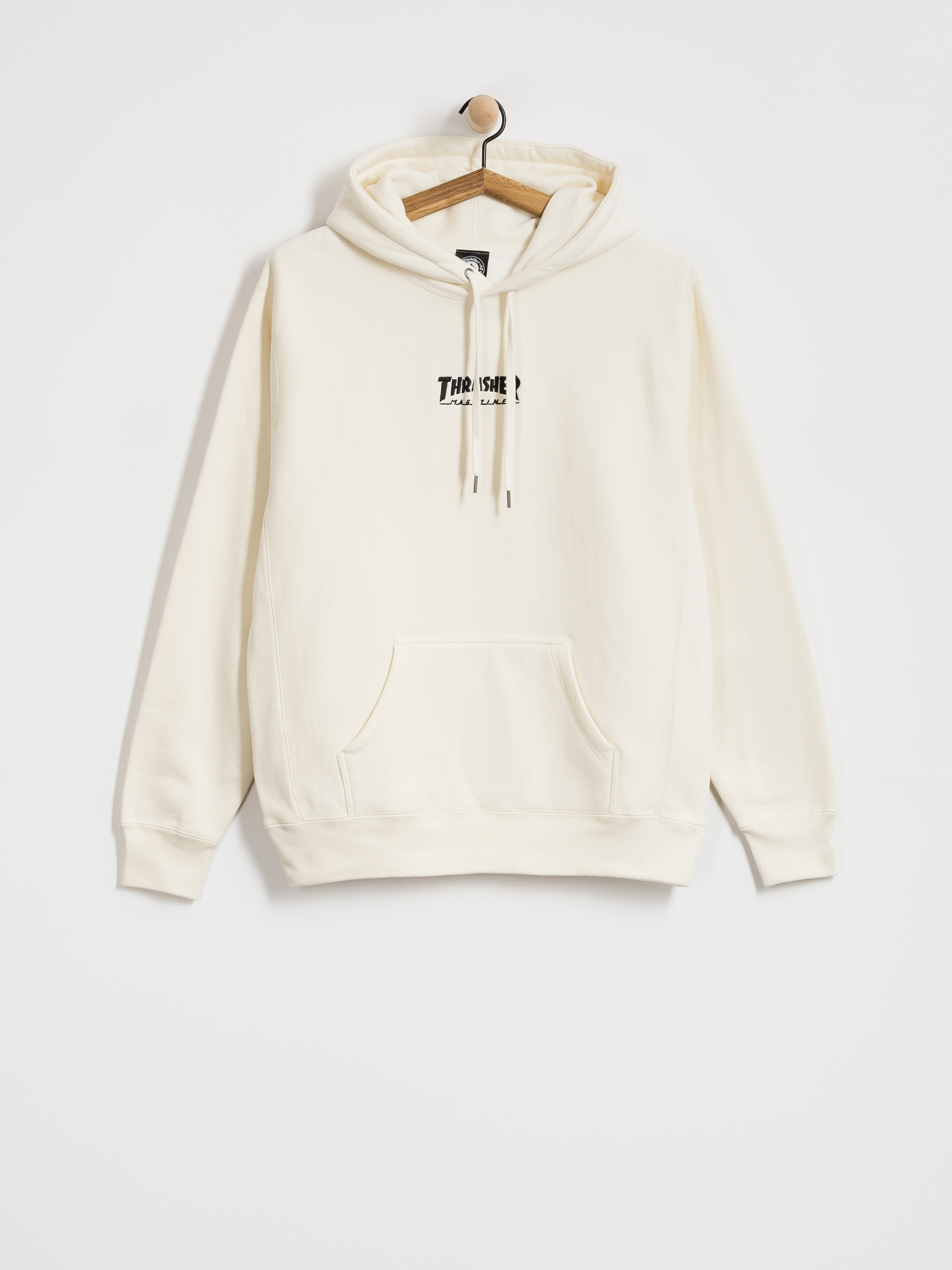 Суитшърт с качулка Thrasher Heavyweight Embroidered Mag Logo HD (bone)