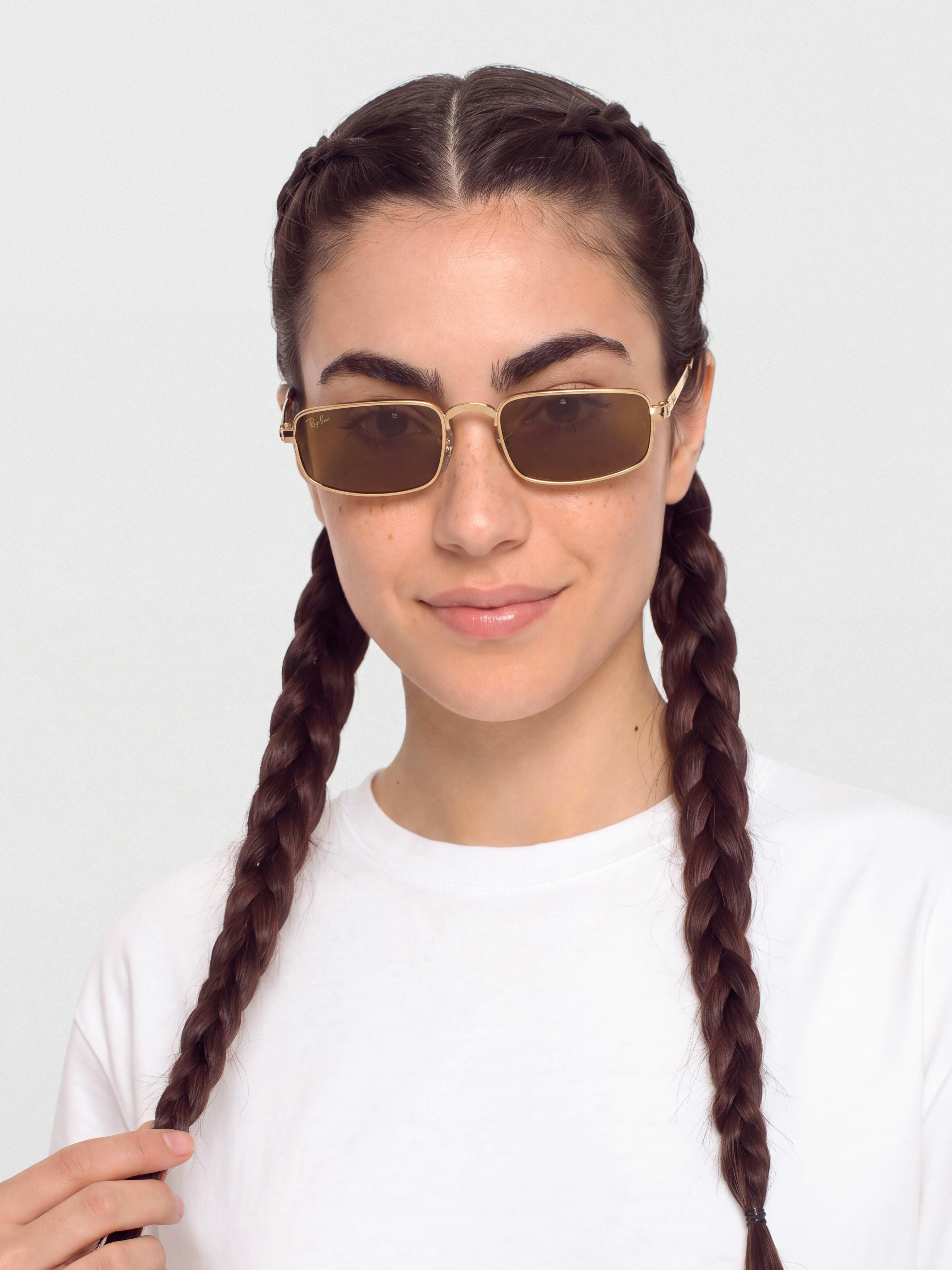 Слънчеви очила Ray-Ban Rb3927 By A$Ap Rocky (polerowany złoto arista/brown)