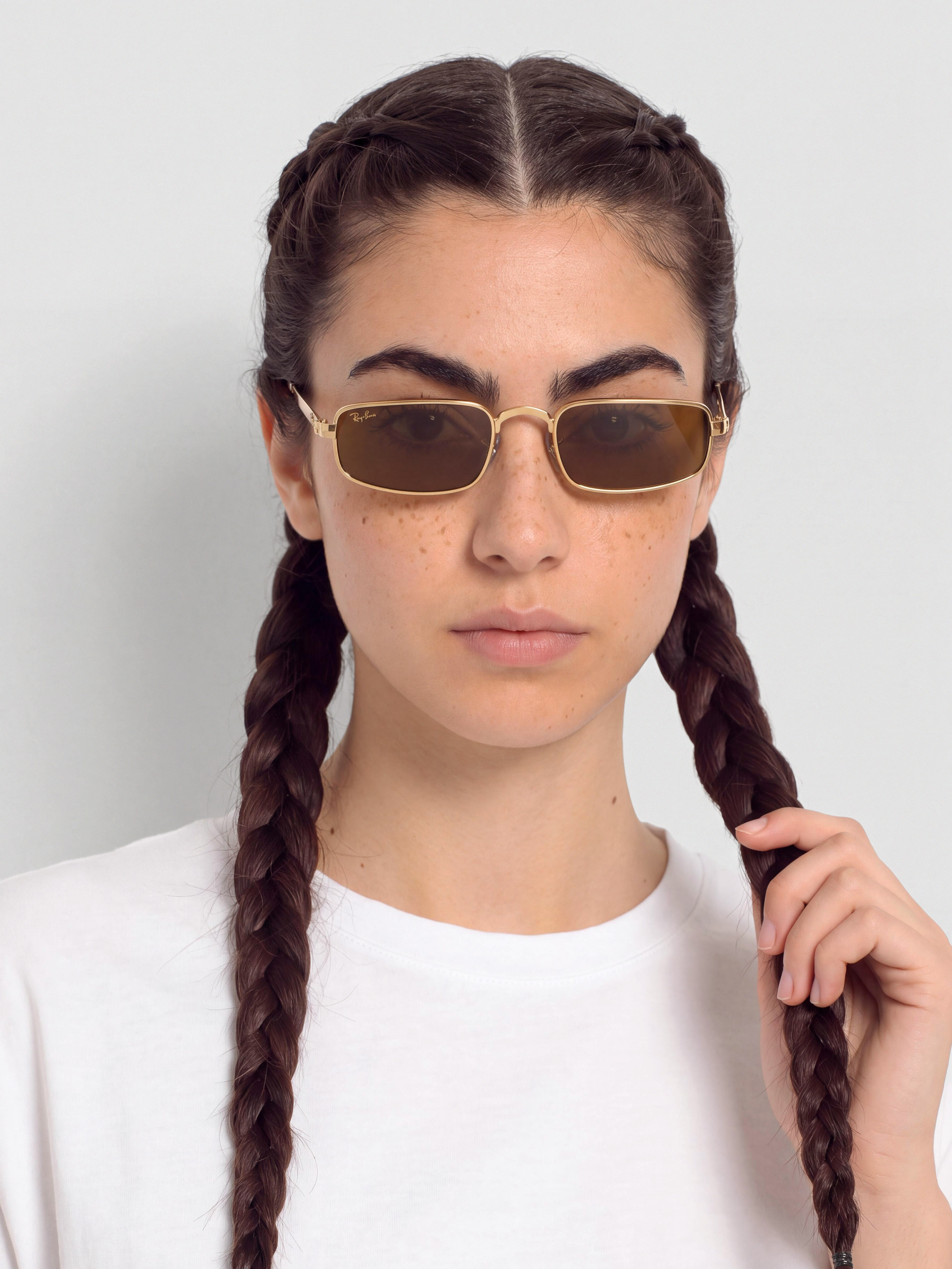 Слънчеви очила Ray-Ban Rb3927 By A$Ap Rocky (polerowany złoto arista/brown)