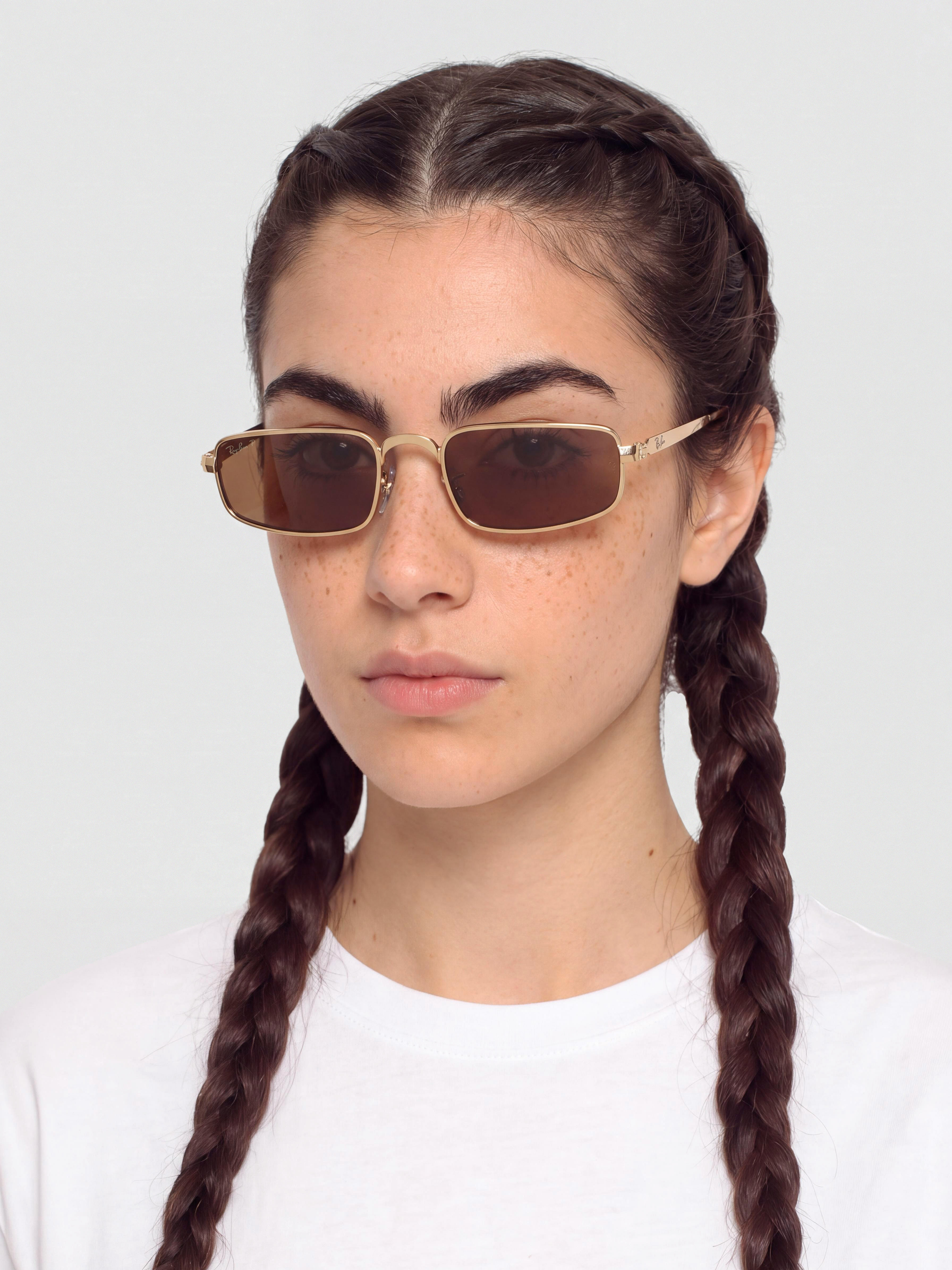 u0421u043bu044au043du0447u0435u0432u0438 u043eu0447u0438u043bu0430 Ray-Ban Rb3927 By A$Ap Rocky (polerowany zu0142oto arista/purple polarized)