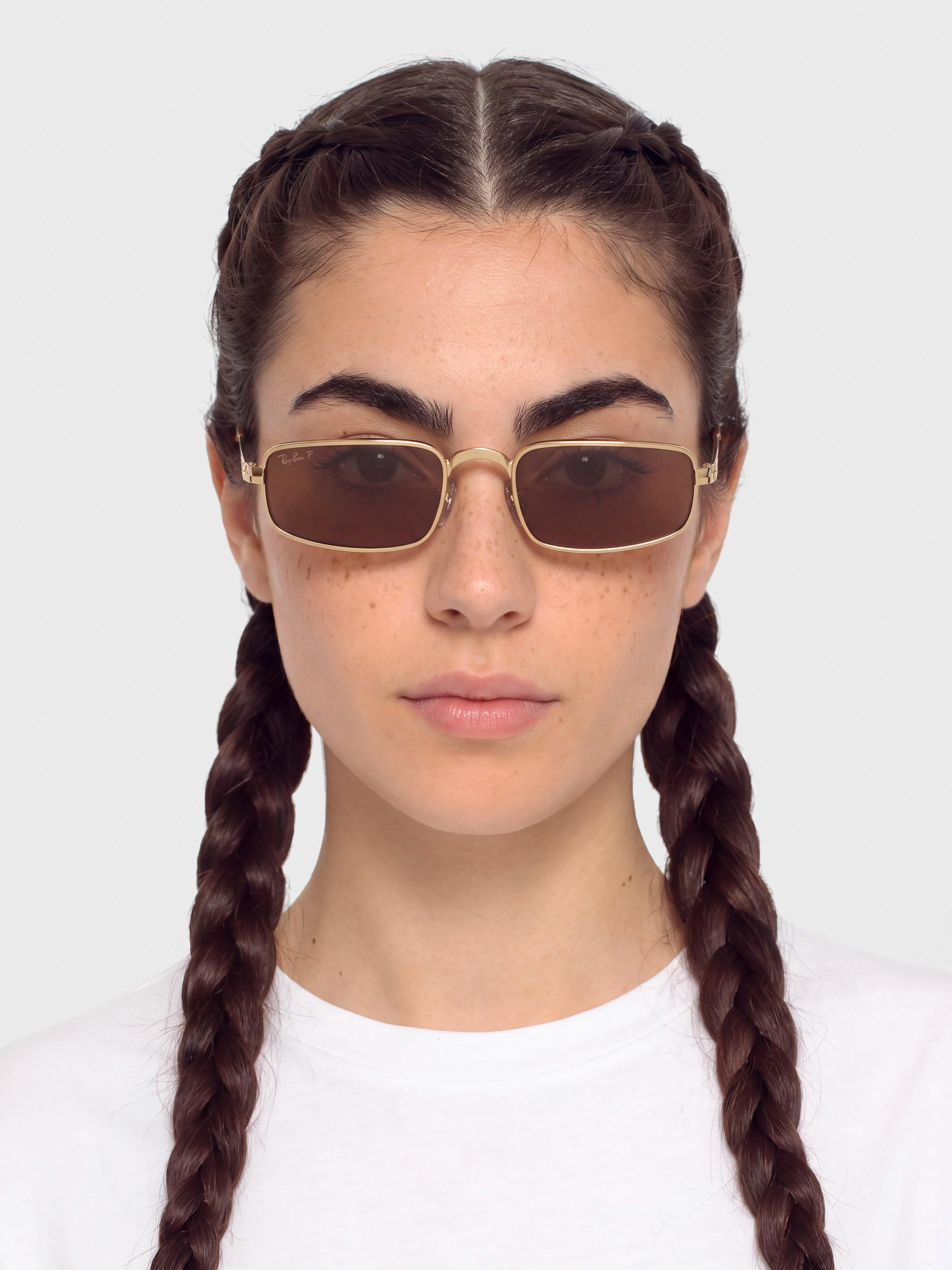 Слънчеви очила Ray-Ban Rb3927 By A$Ap Rocky (polerowany złoto arista/purple polarized)