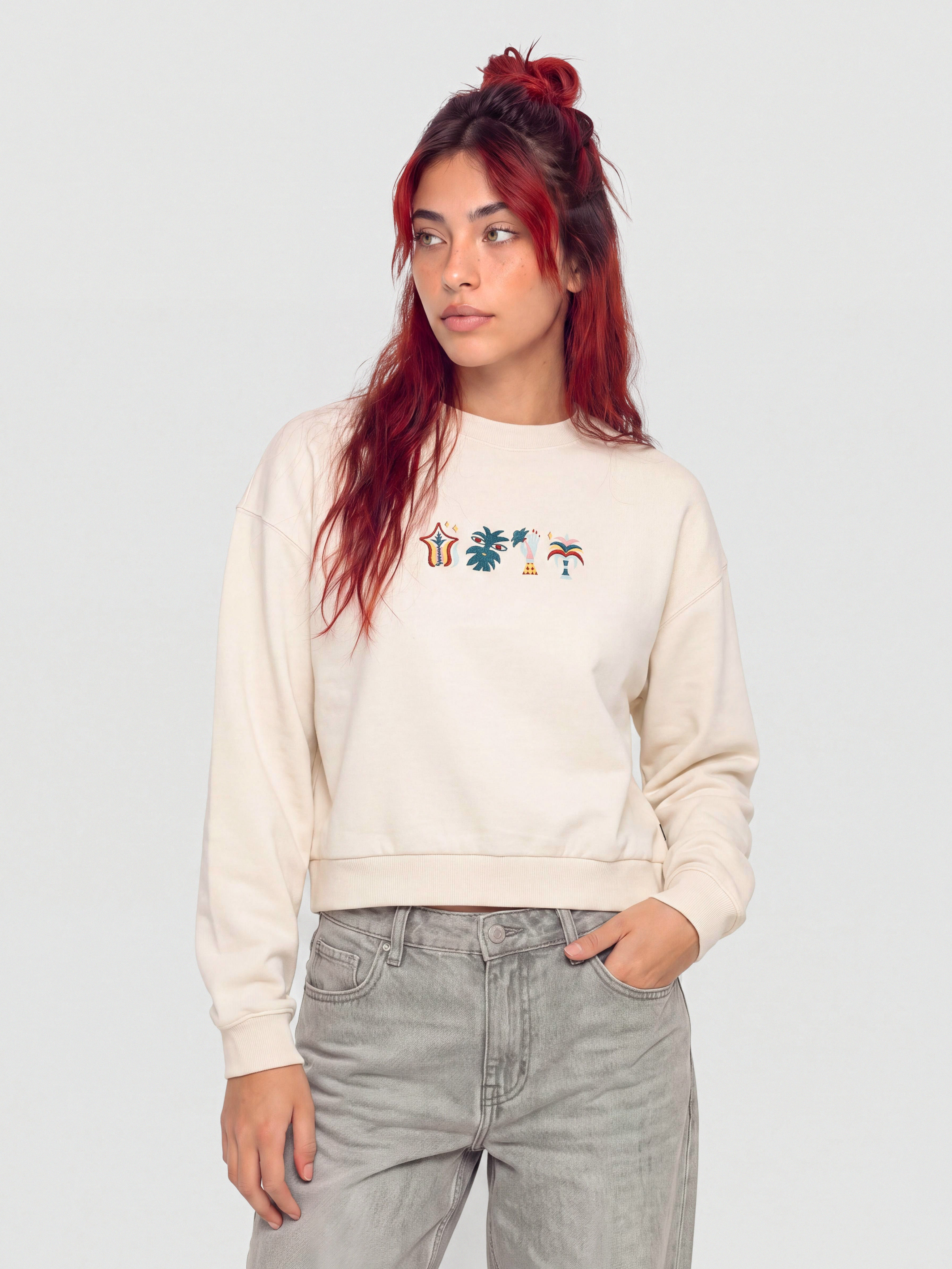 Суитшърт Volcom Fa Bruno Lucas Crew Wmn