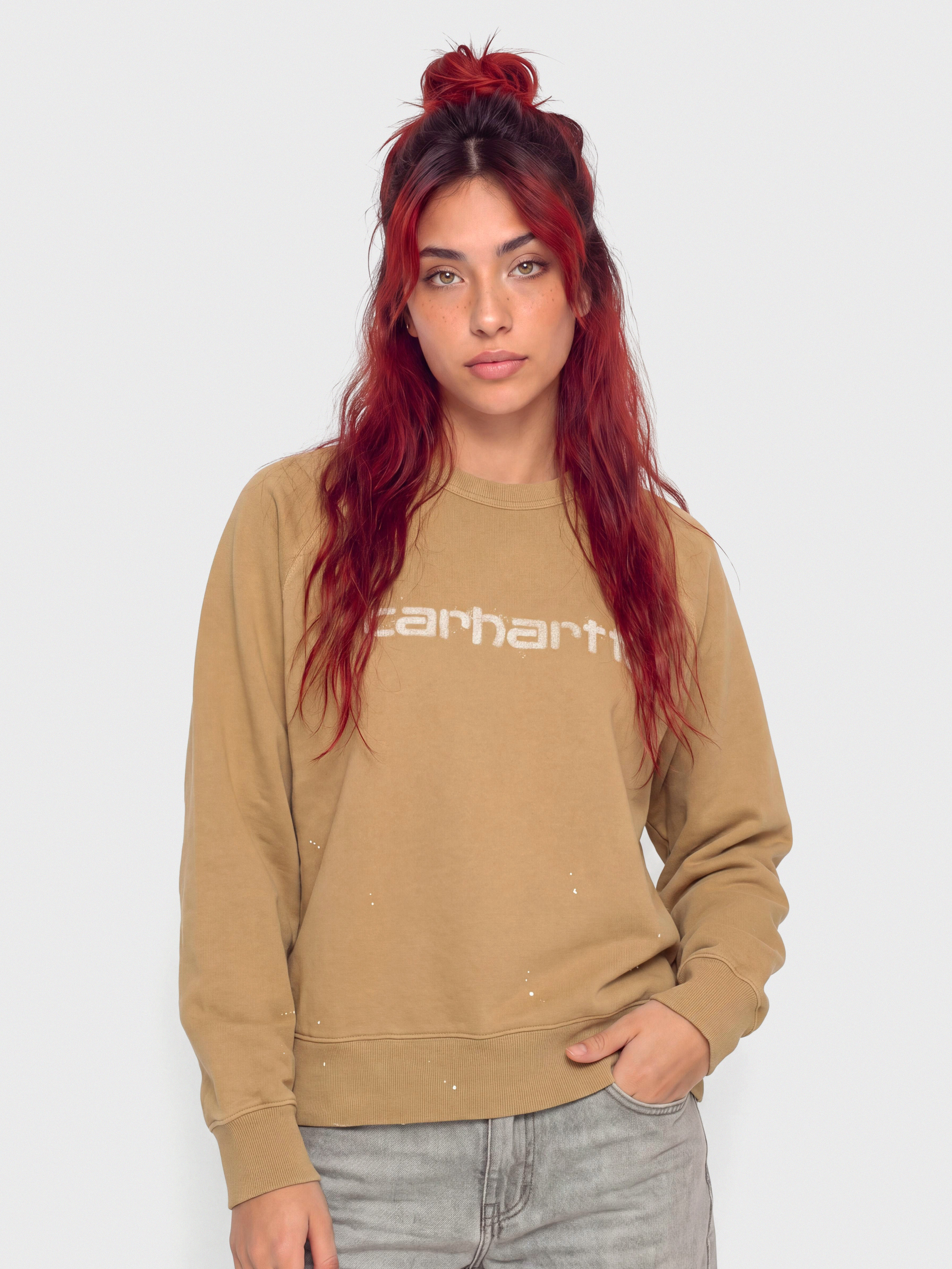 Суитшърт Carhartt WIP Painter Wmn (dusty h brown)