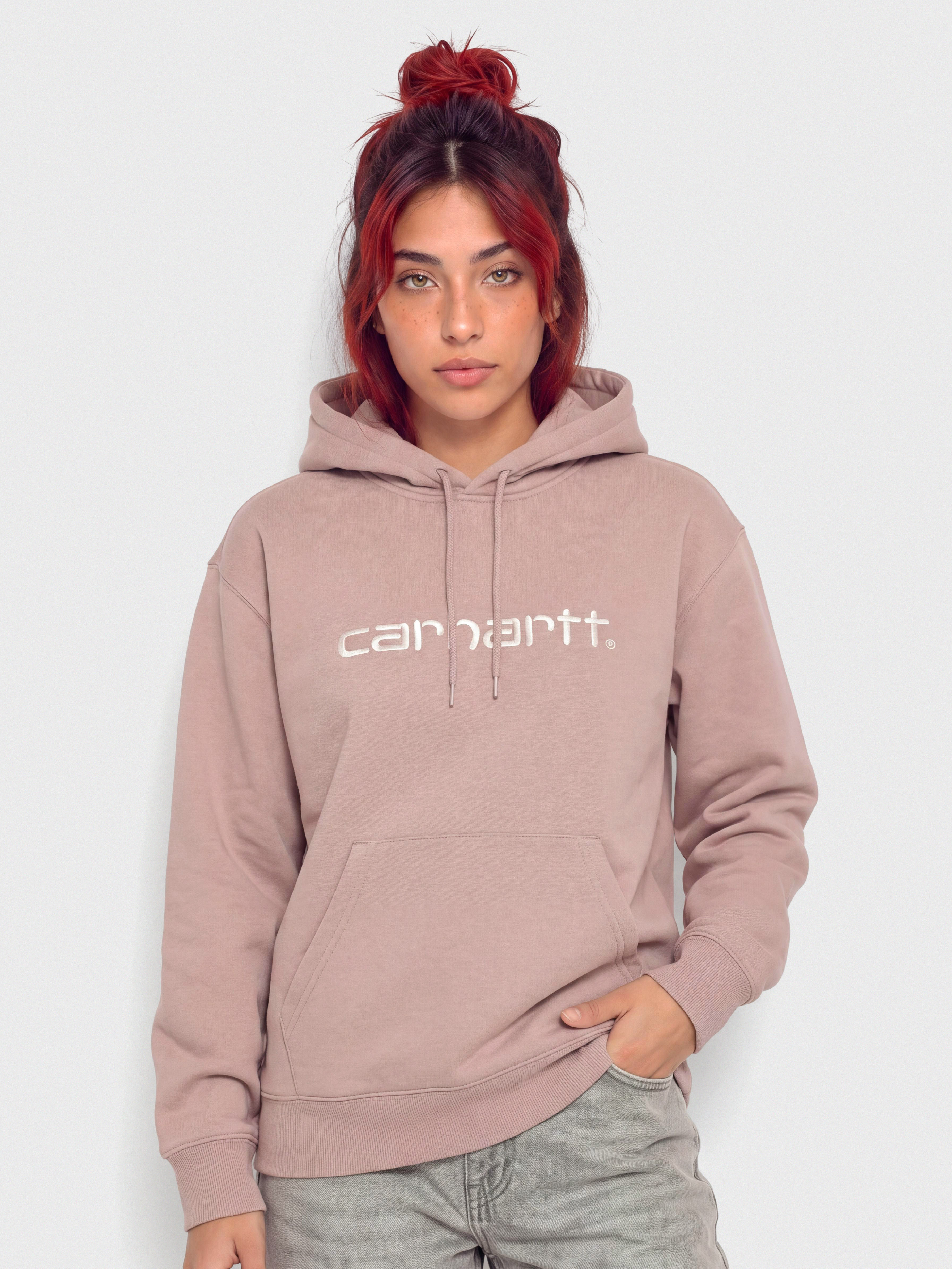 Суитшърт с качулка Carhartt WIP Carhartt HD Wmn
