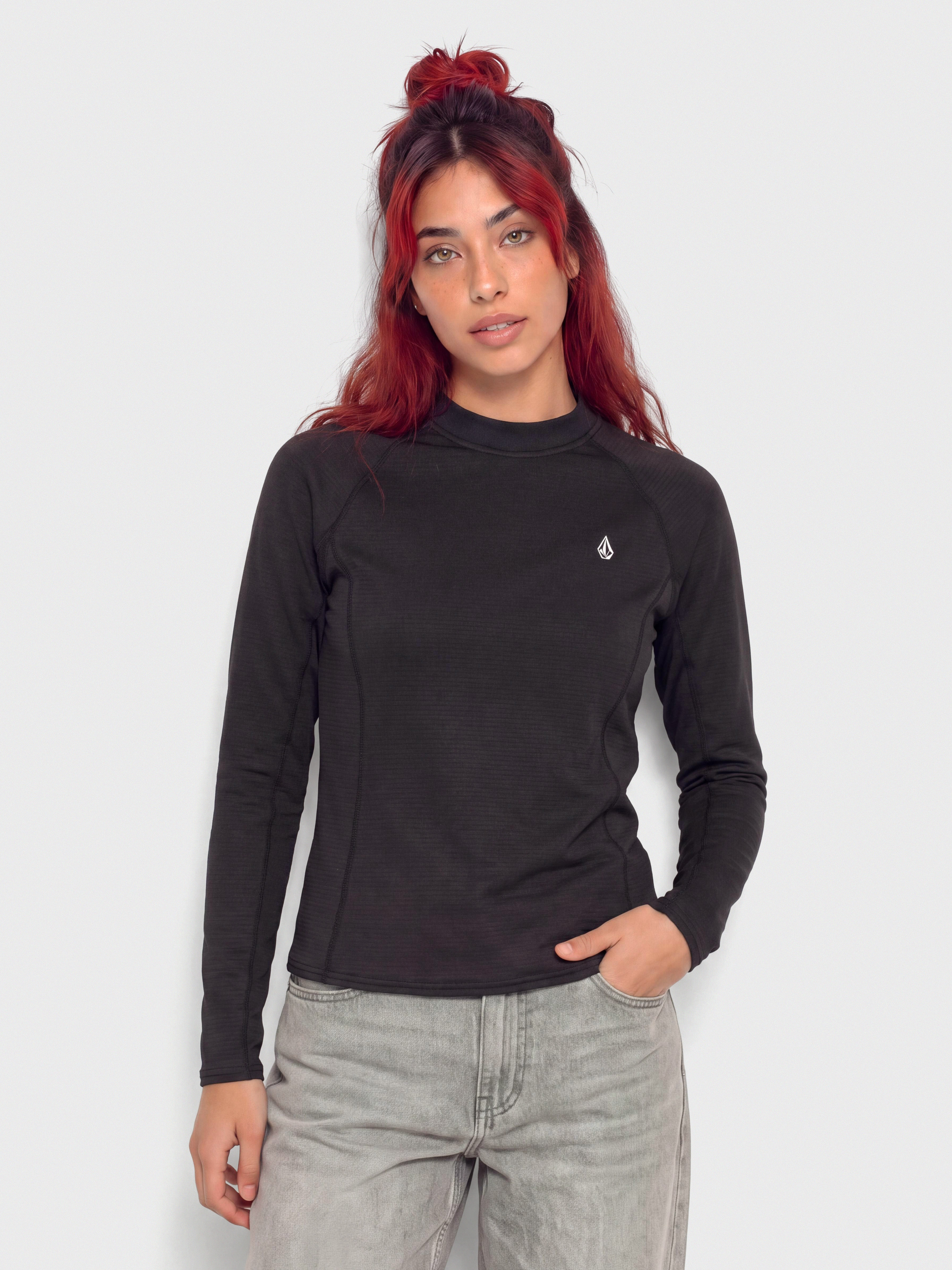 Суитшърт Volcom Gridlock Wmn (black)