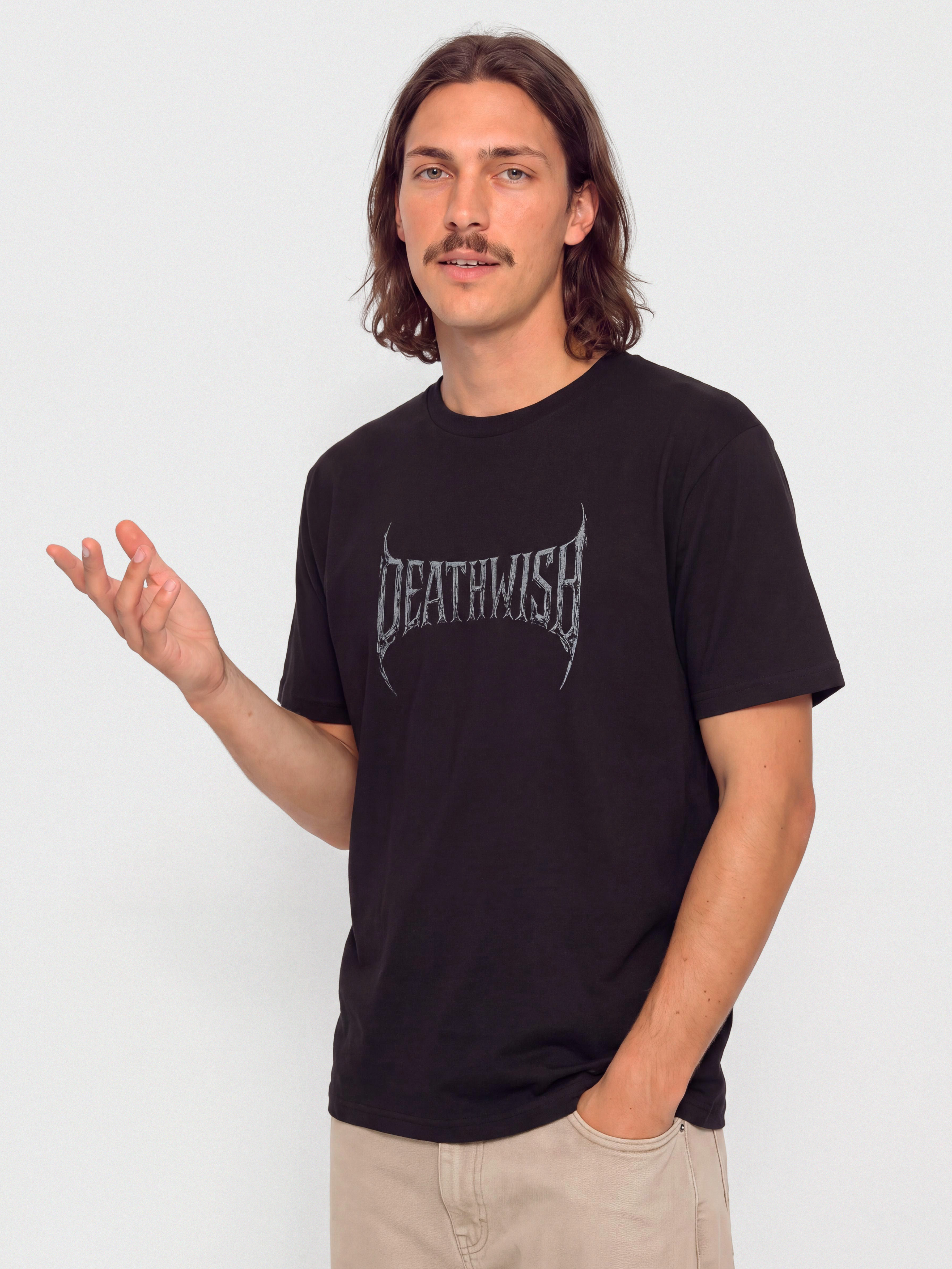 Тениска Deathwish Fangs (black)