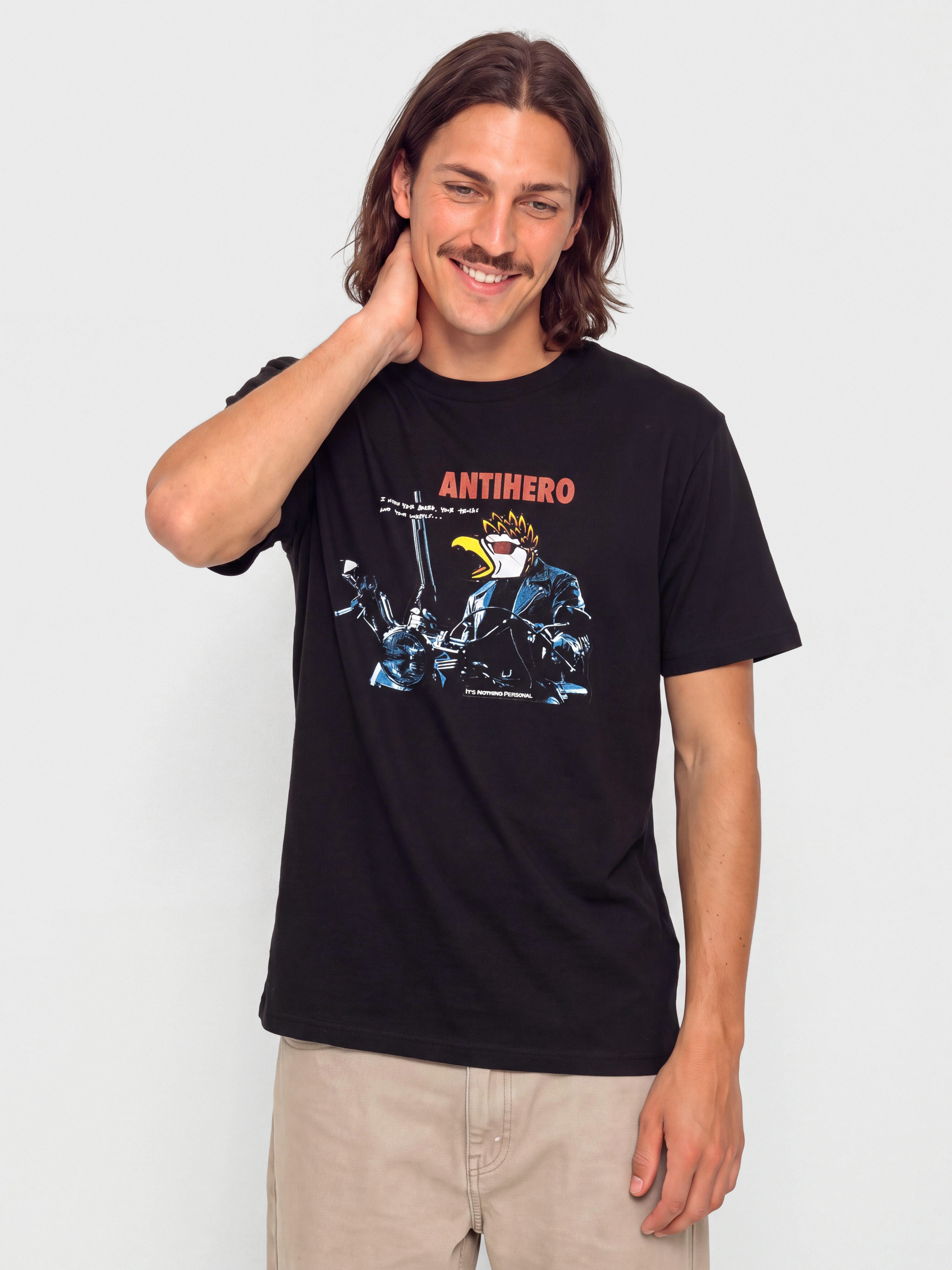 Тениска Antihero Eaglenator (black w/multi color print)