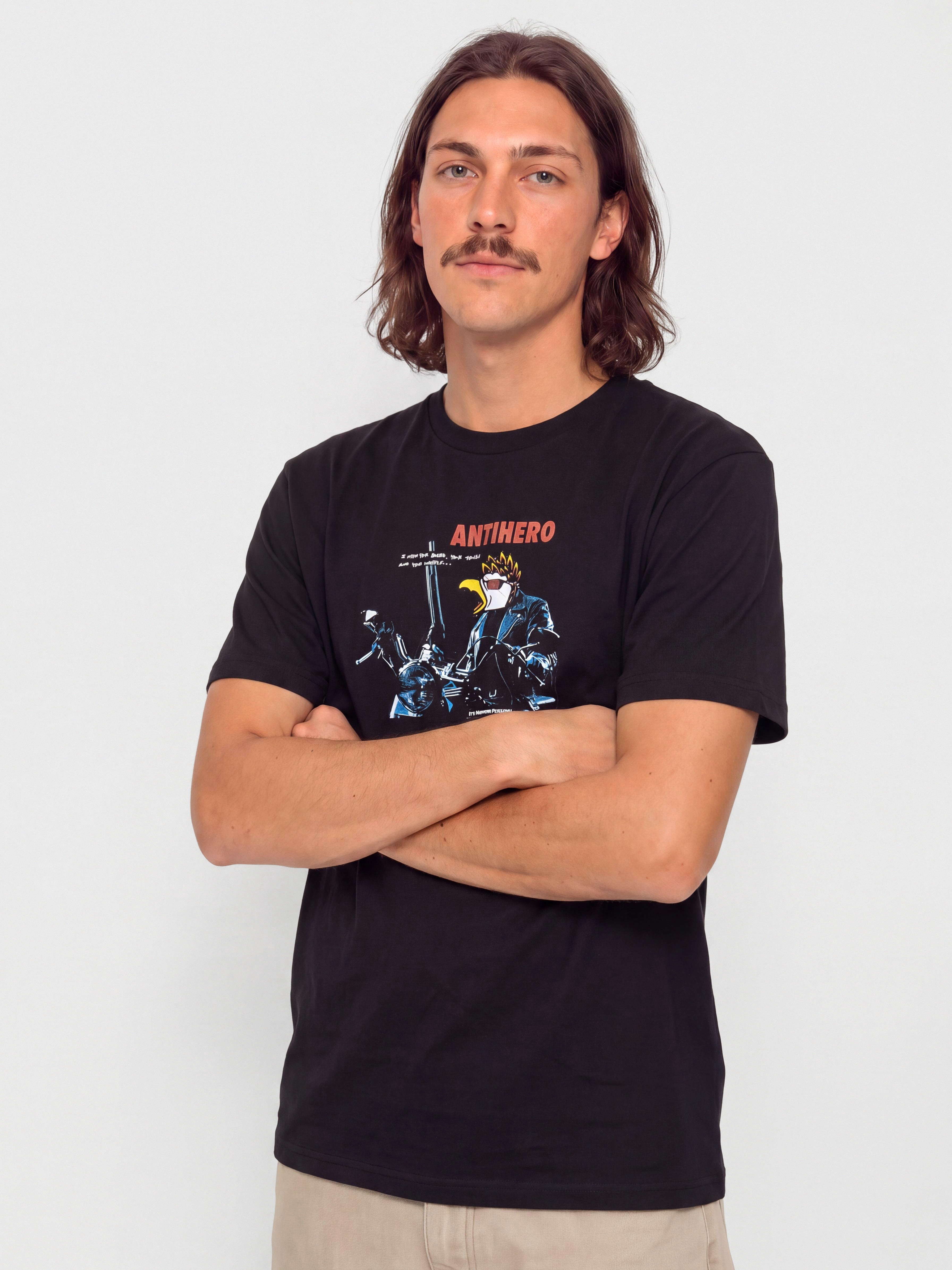 Тениска Antihero Eaglenator (black w/multi color print)