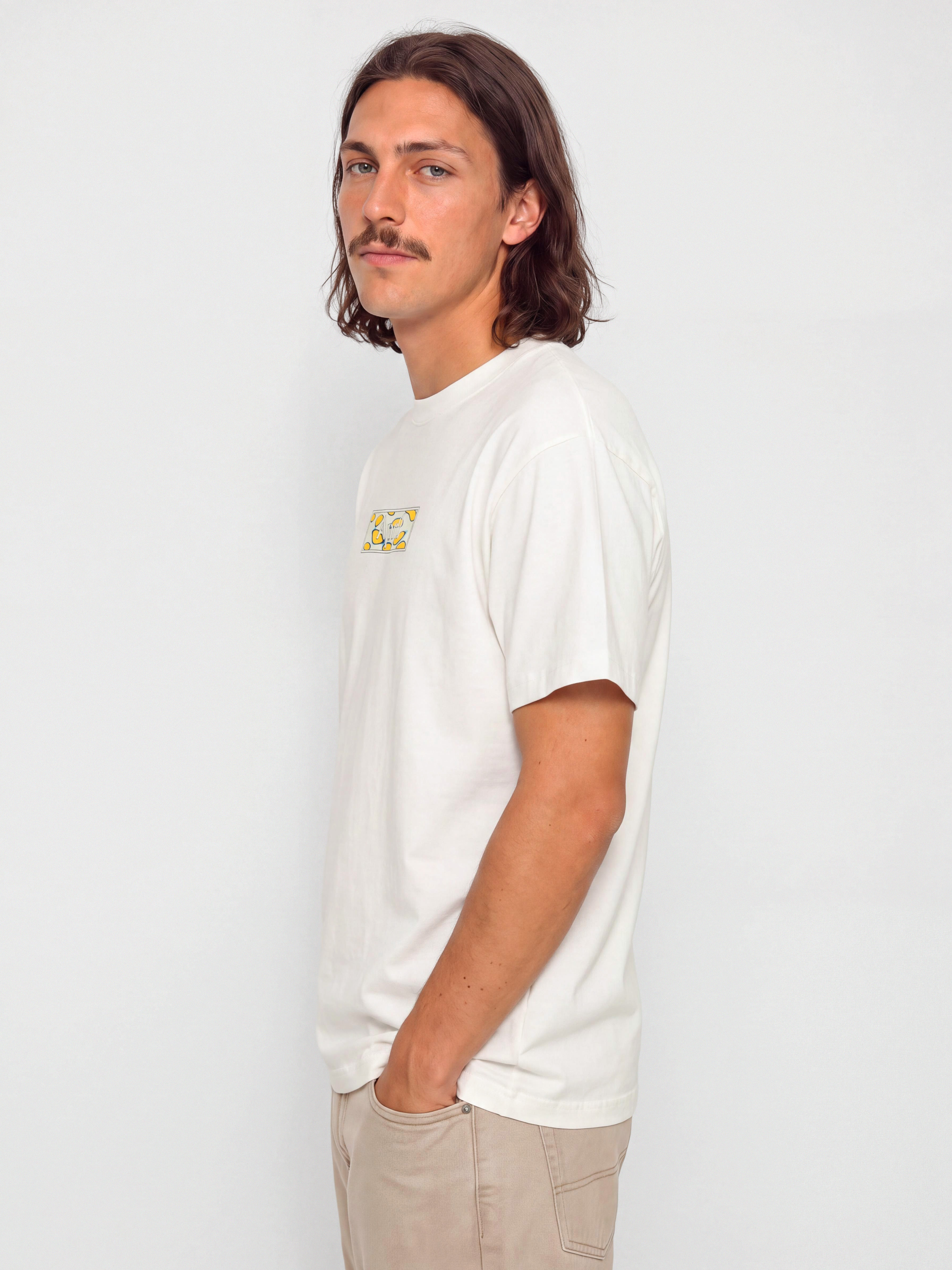 Тениска April Skateboards Cells (white)