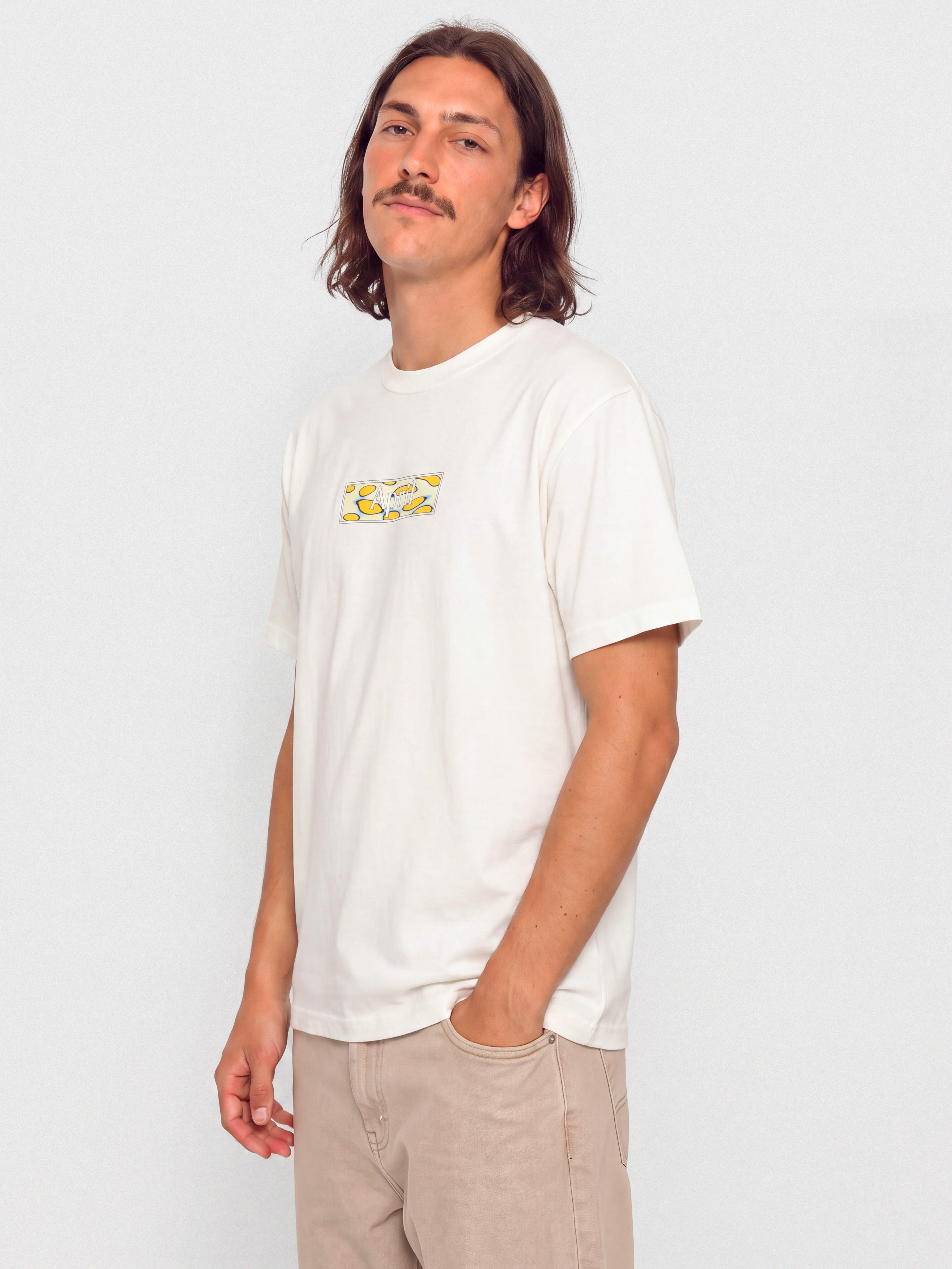 Тениска April Skateboards Cells (white)