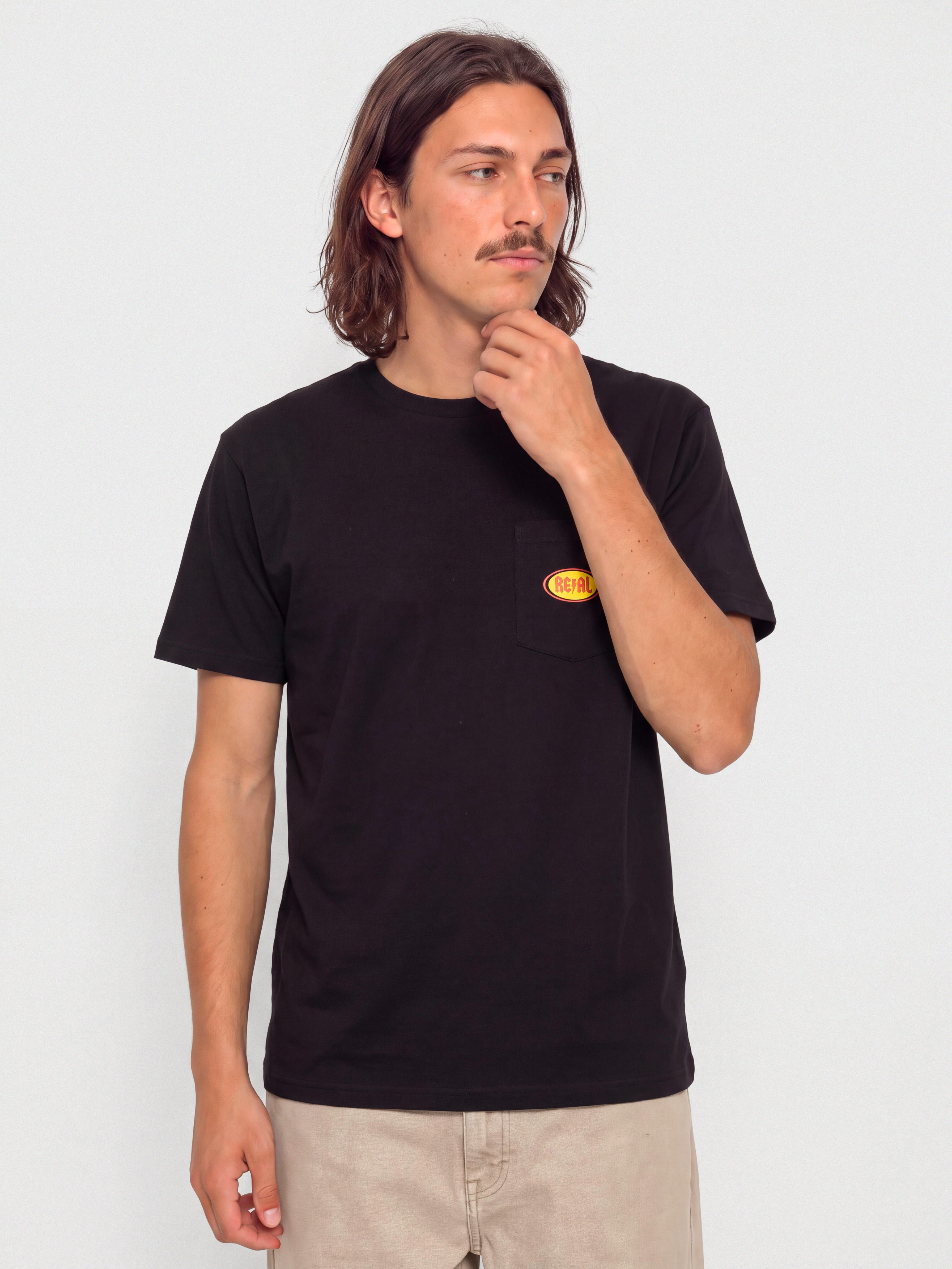 Тениска Real Deeds Oval (black)
