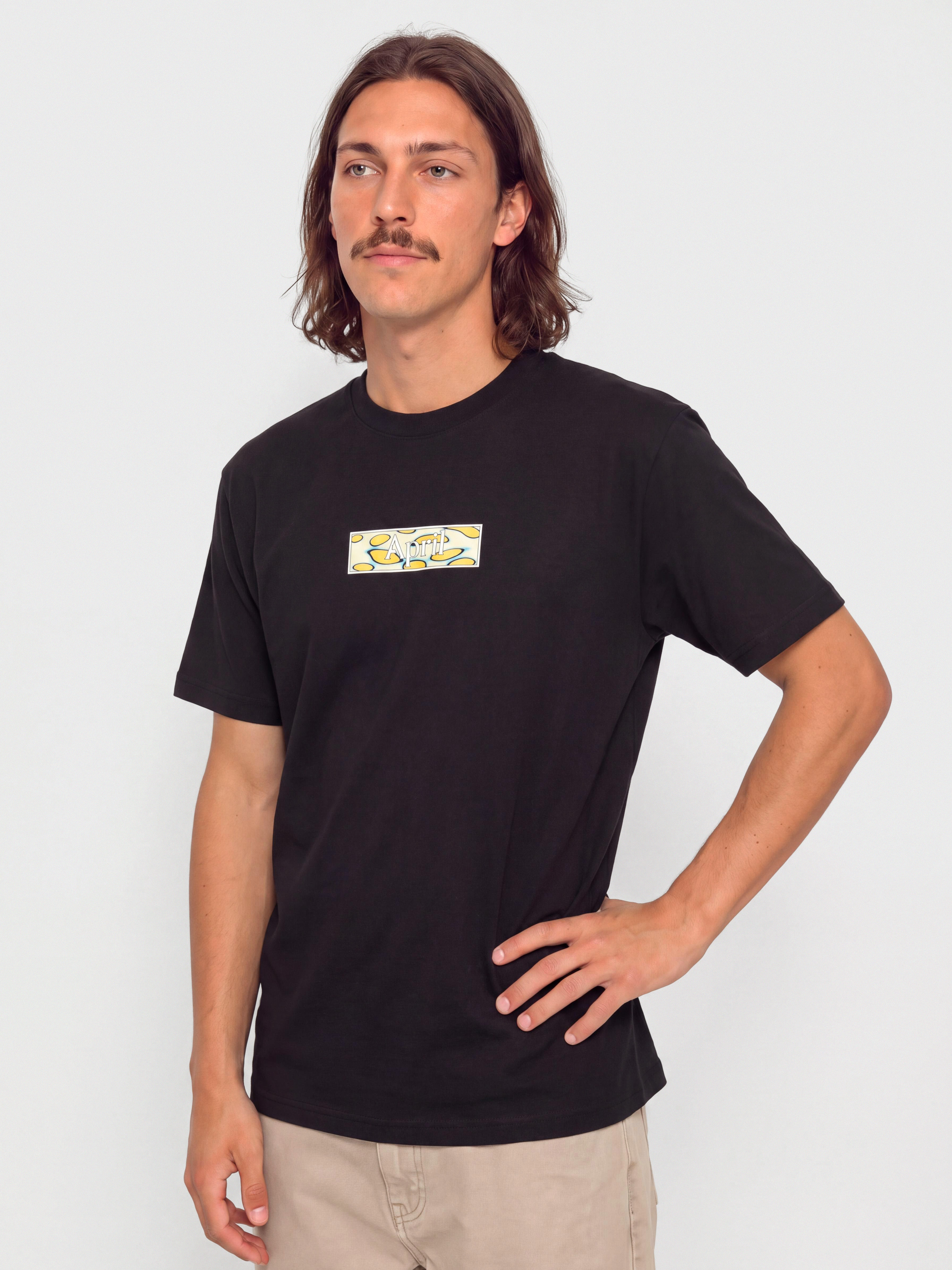 Тениска April Skateboards Cells (black)