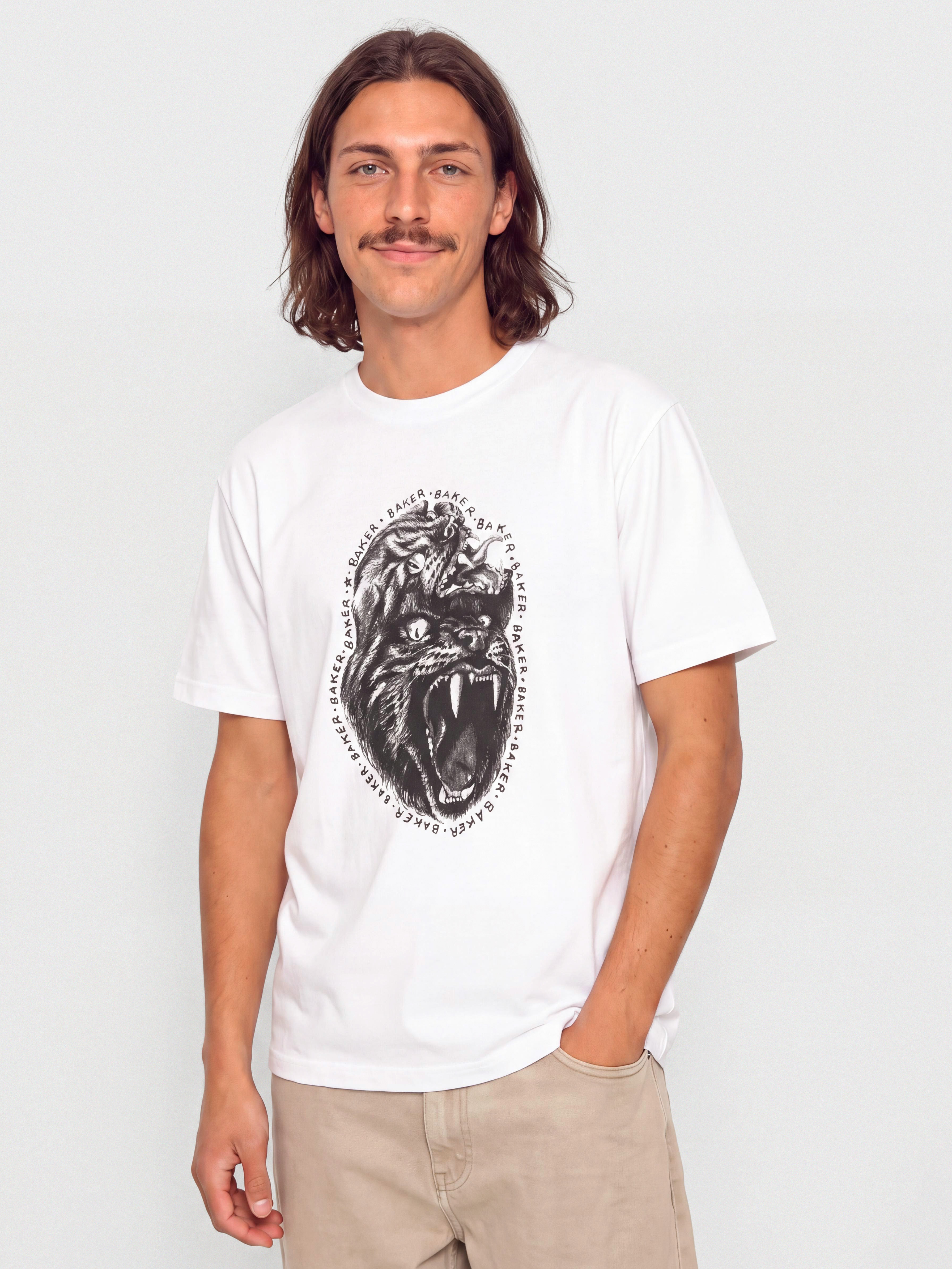 Тениска Baker Fried Beast (white)