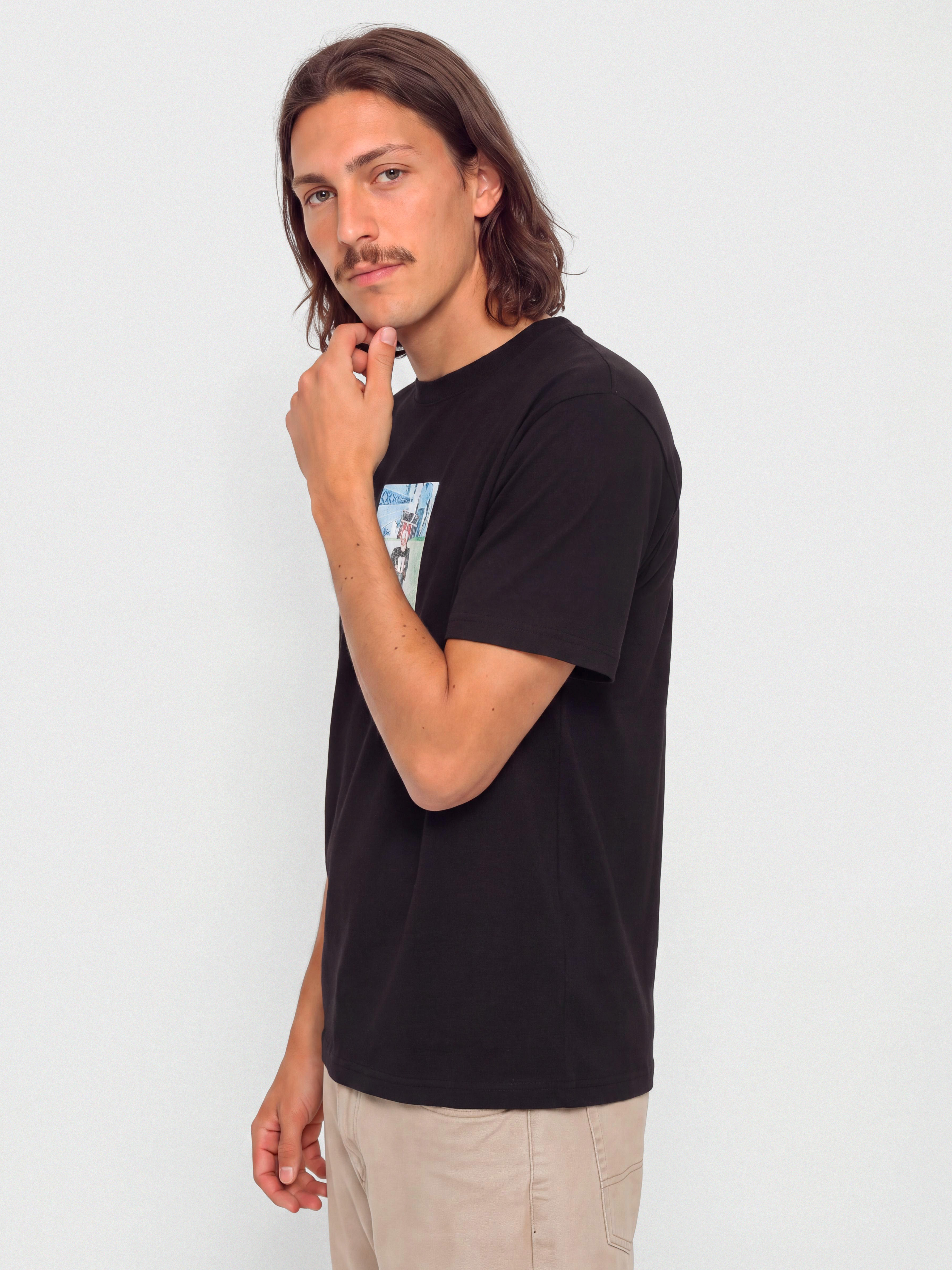 Тениска Polar Skate Jeans Teeth (black)