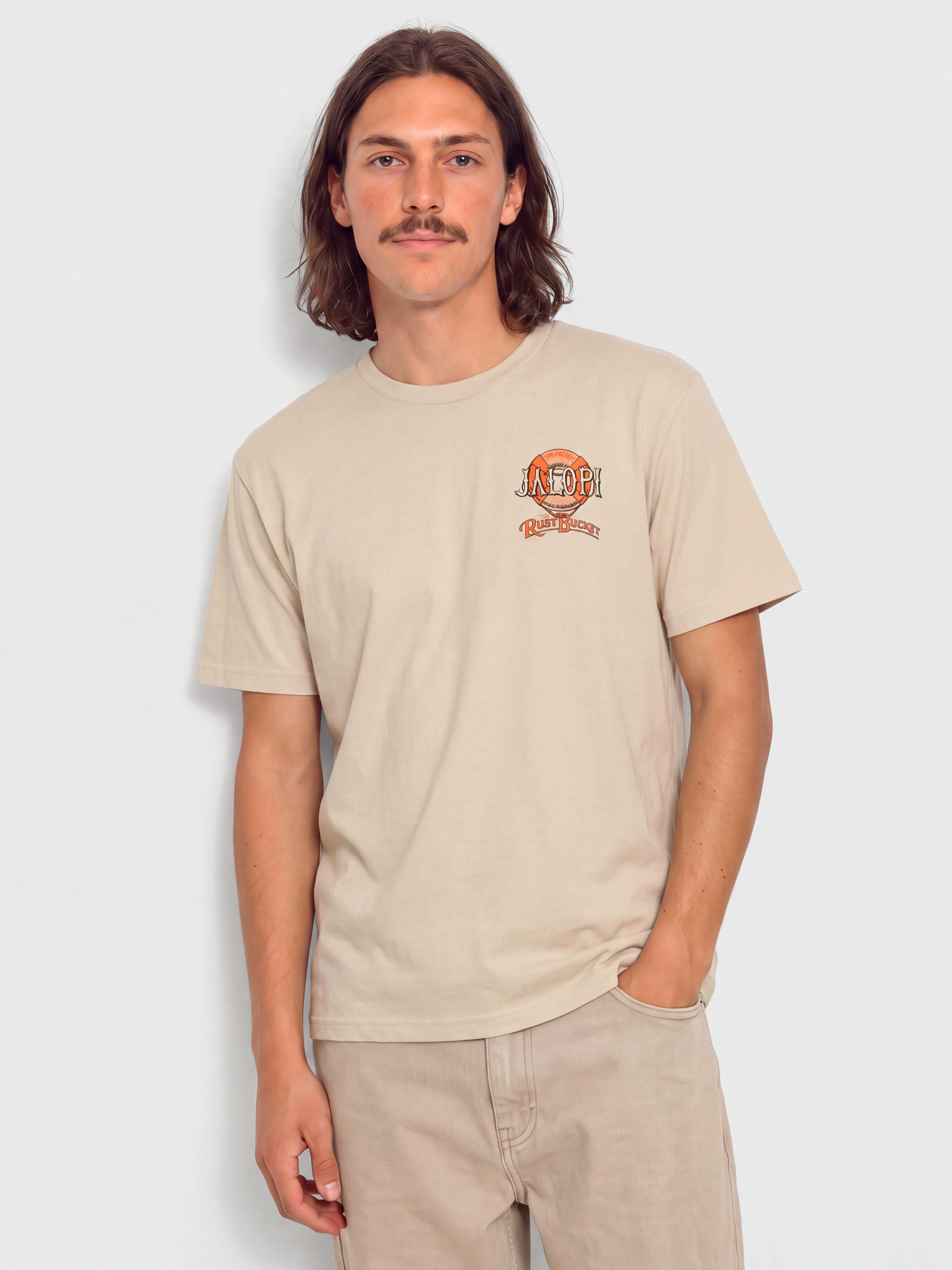 Тениска Antihero The Rustbucket (heather bone w/multi color prints)
