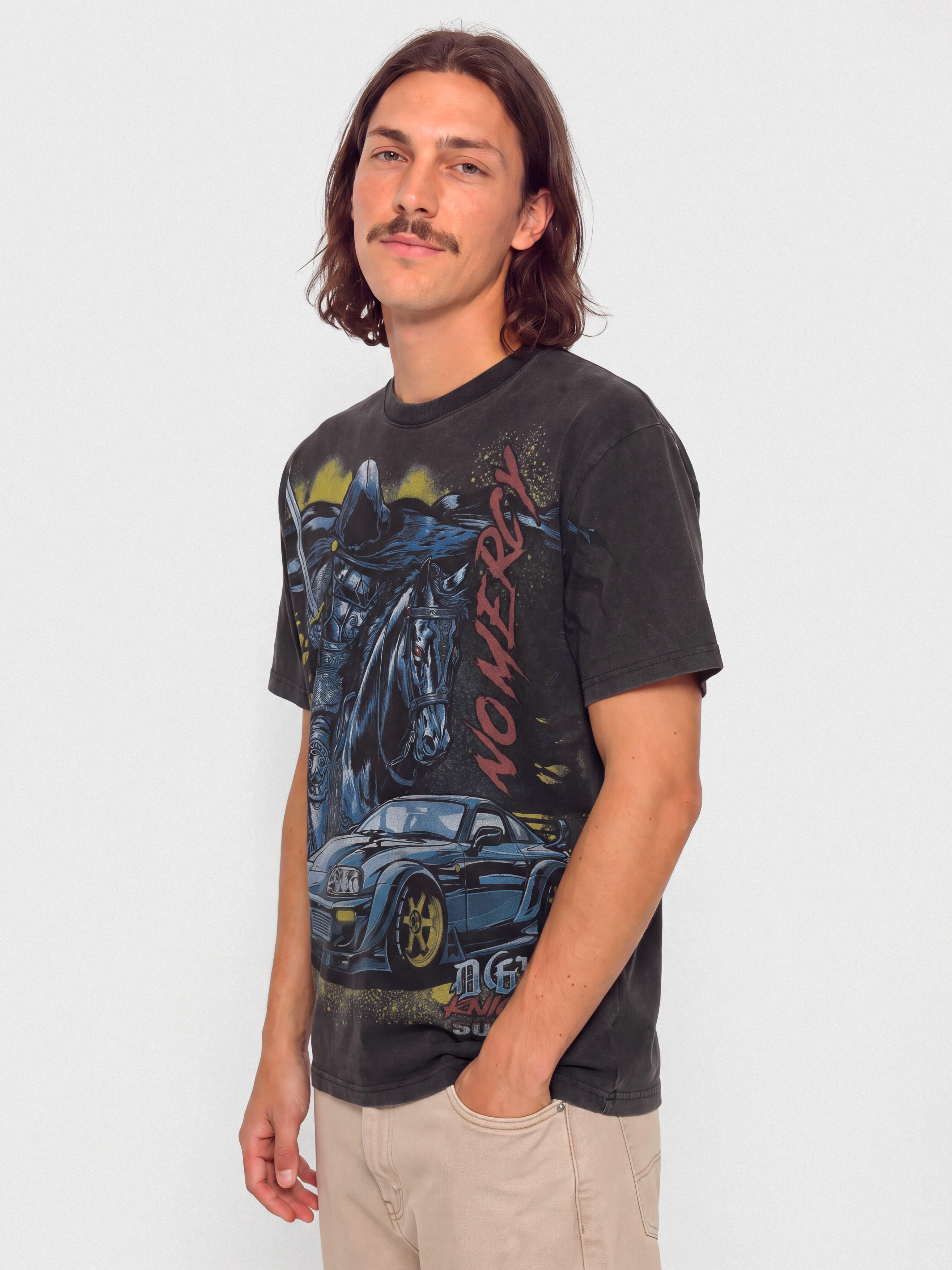 Тениска DGK Black Knight (vintage black)