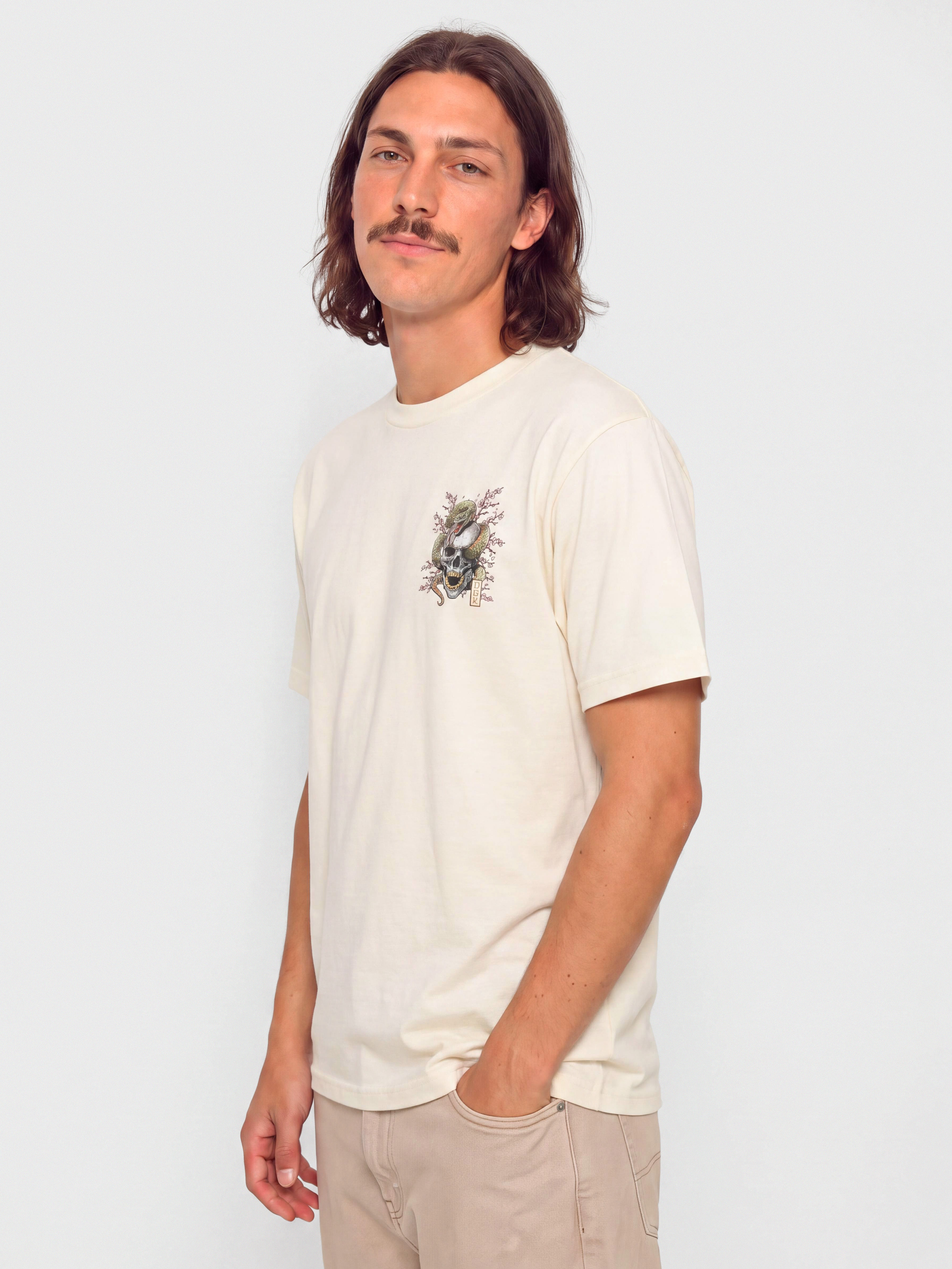Тениска DGK Strength (cream)