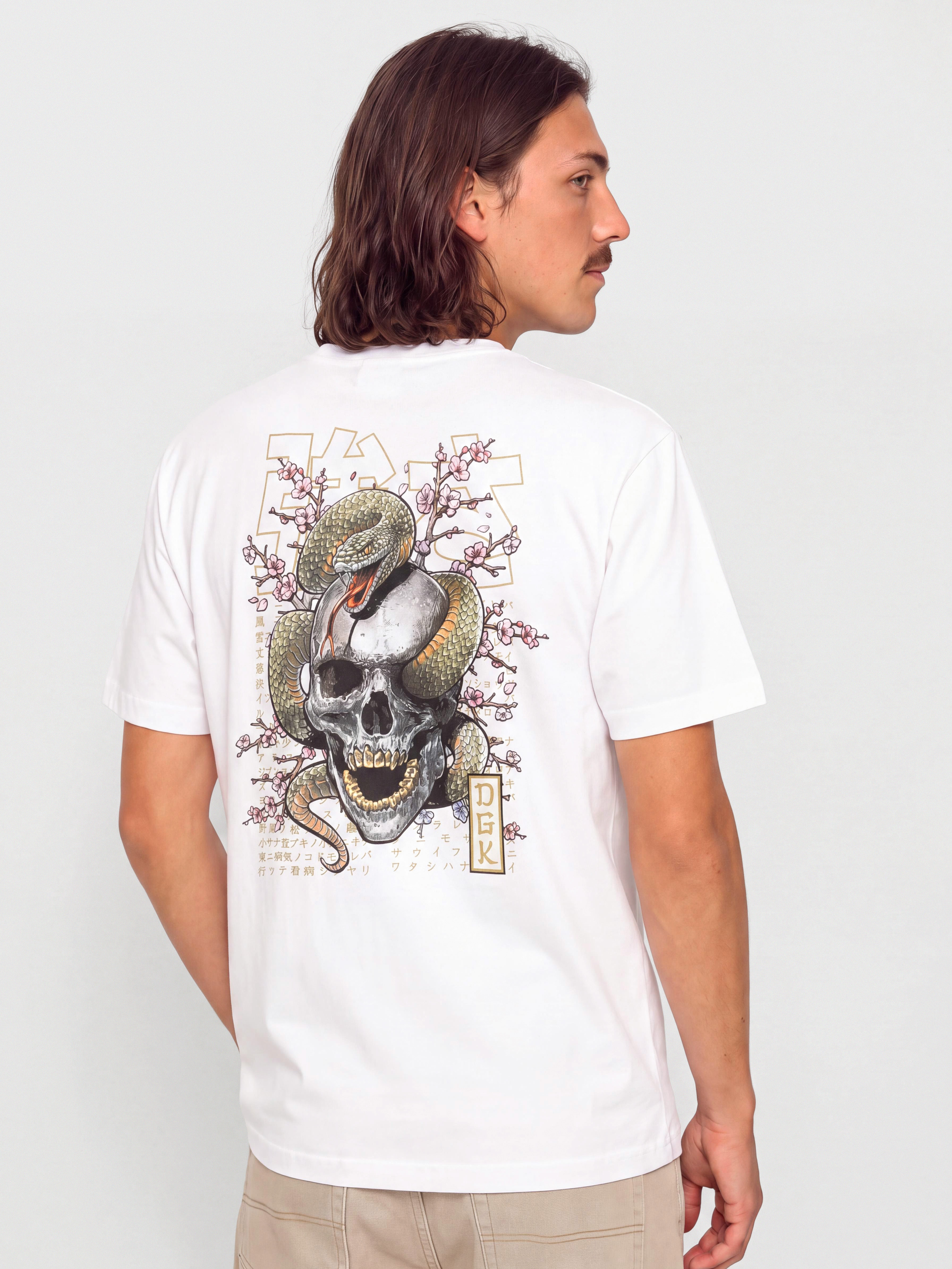 Тениска DGK Strength (white)