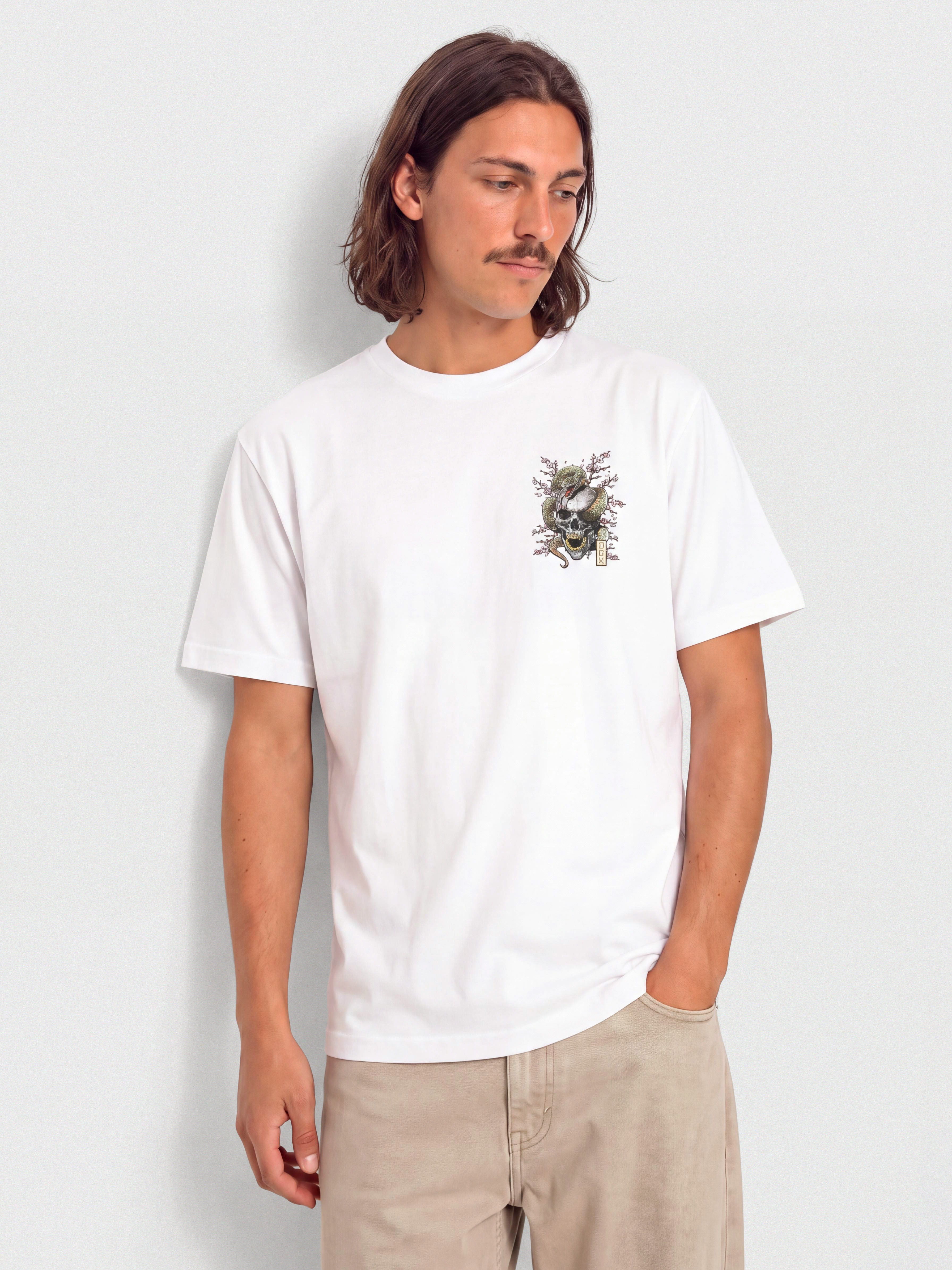 Тениска DGK Strength (white)