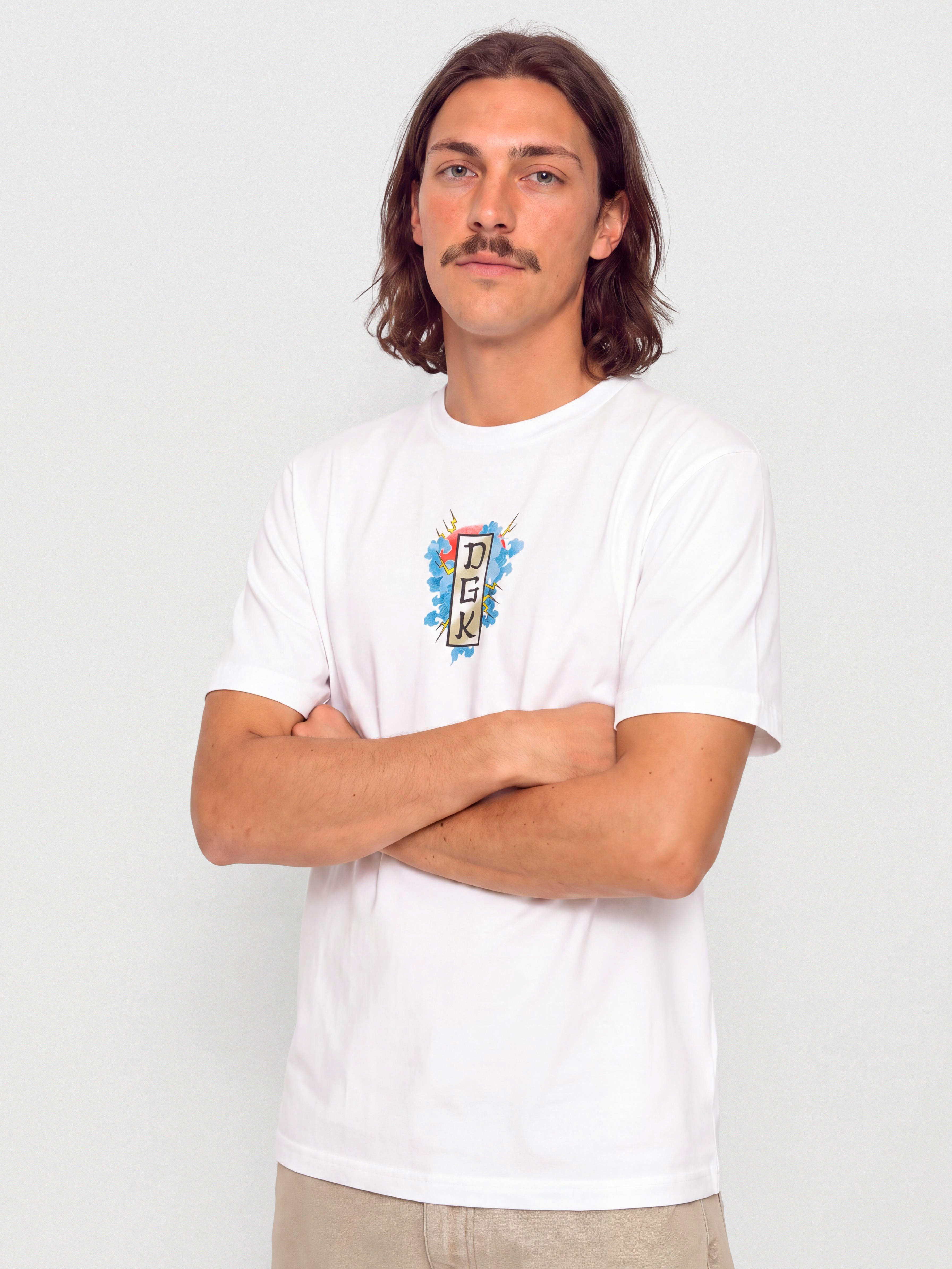 Тениска DGK Battle (white)