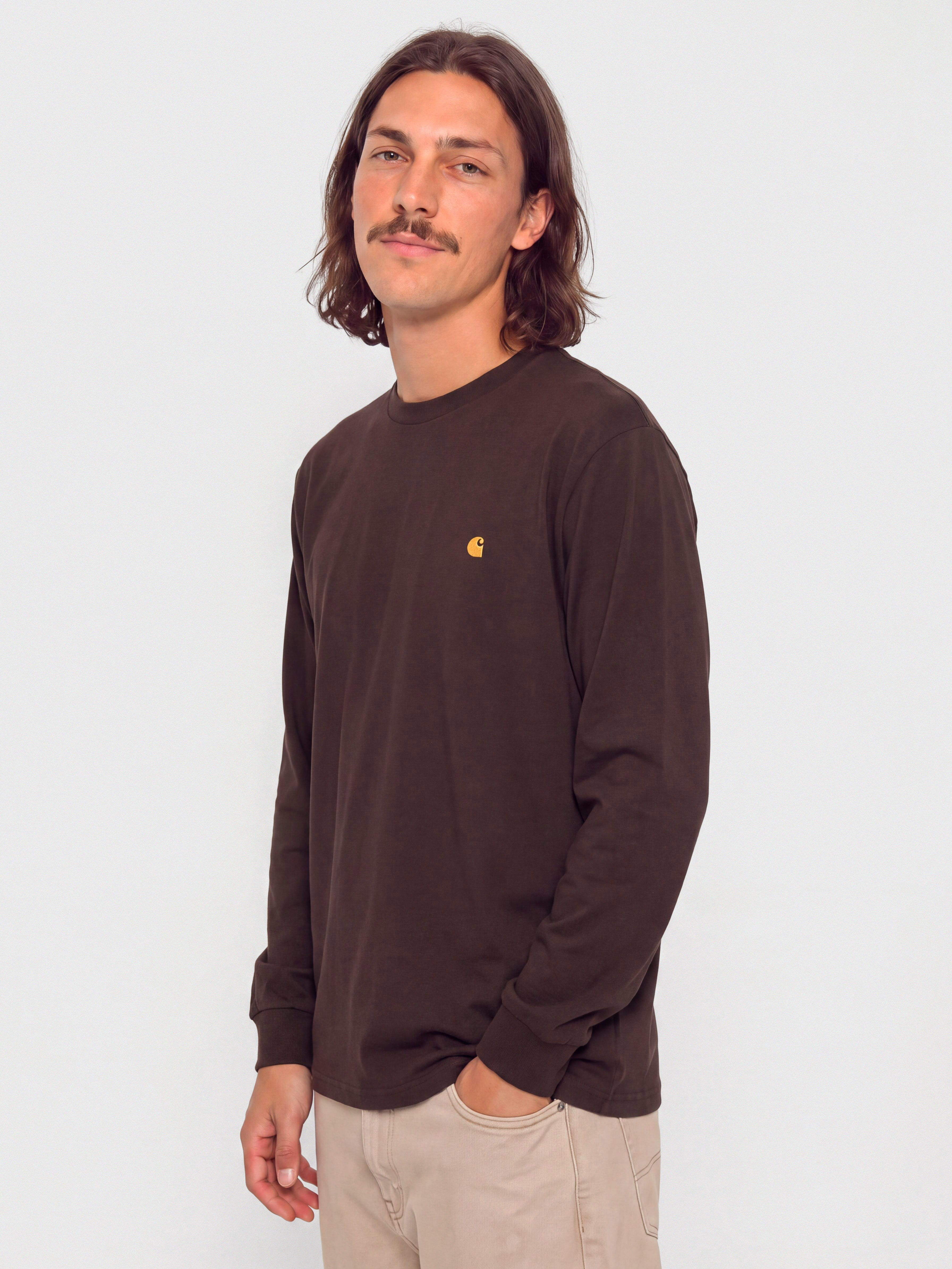 Блуза Carhartt WIP Chase (palisander/gold)