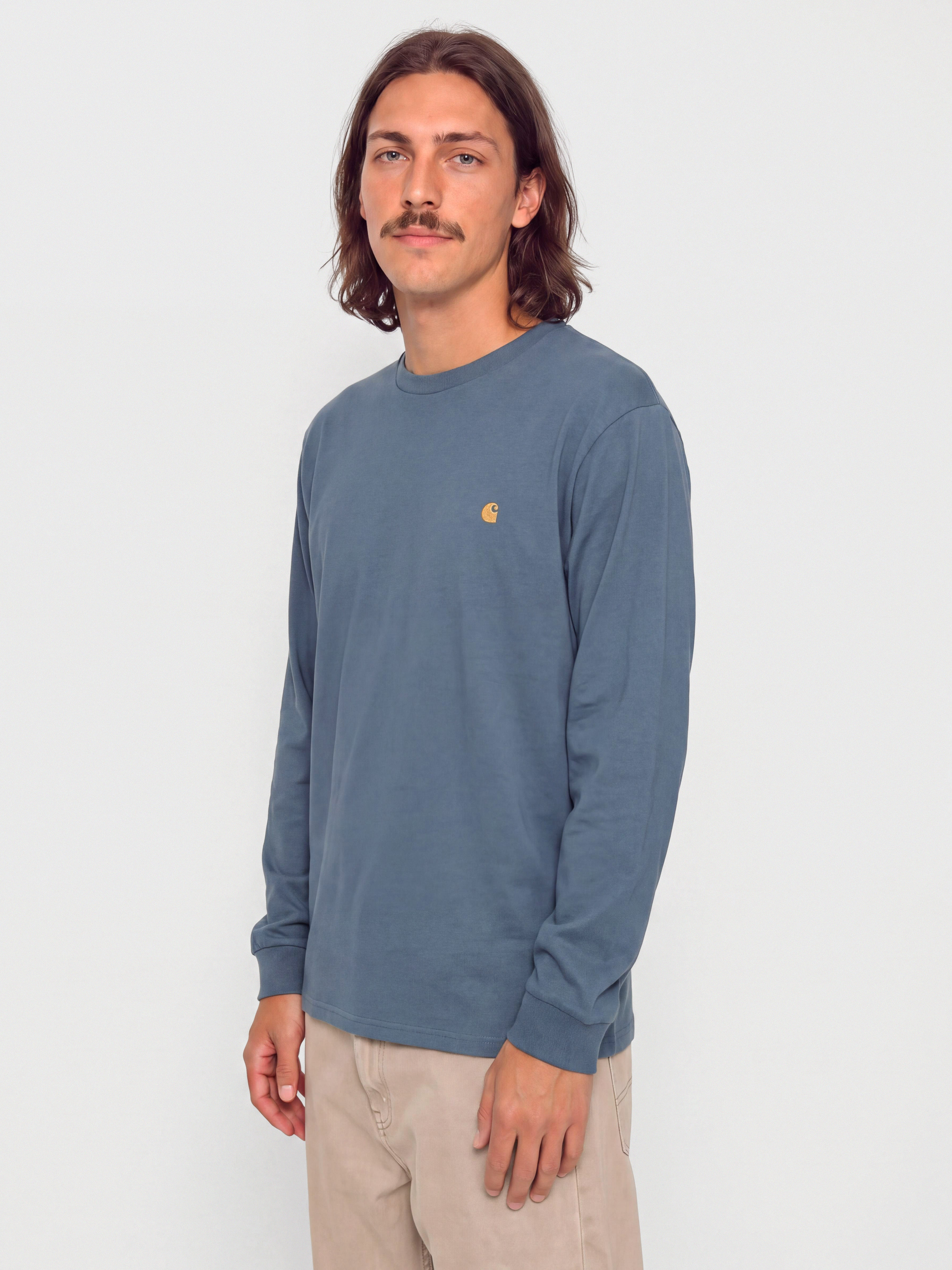 Блуза Carhartt WIP Chase (icesheet/gold)