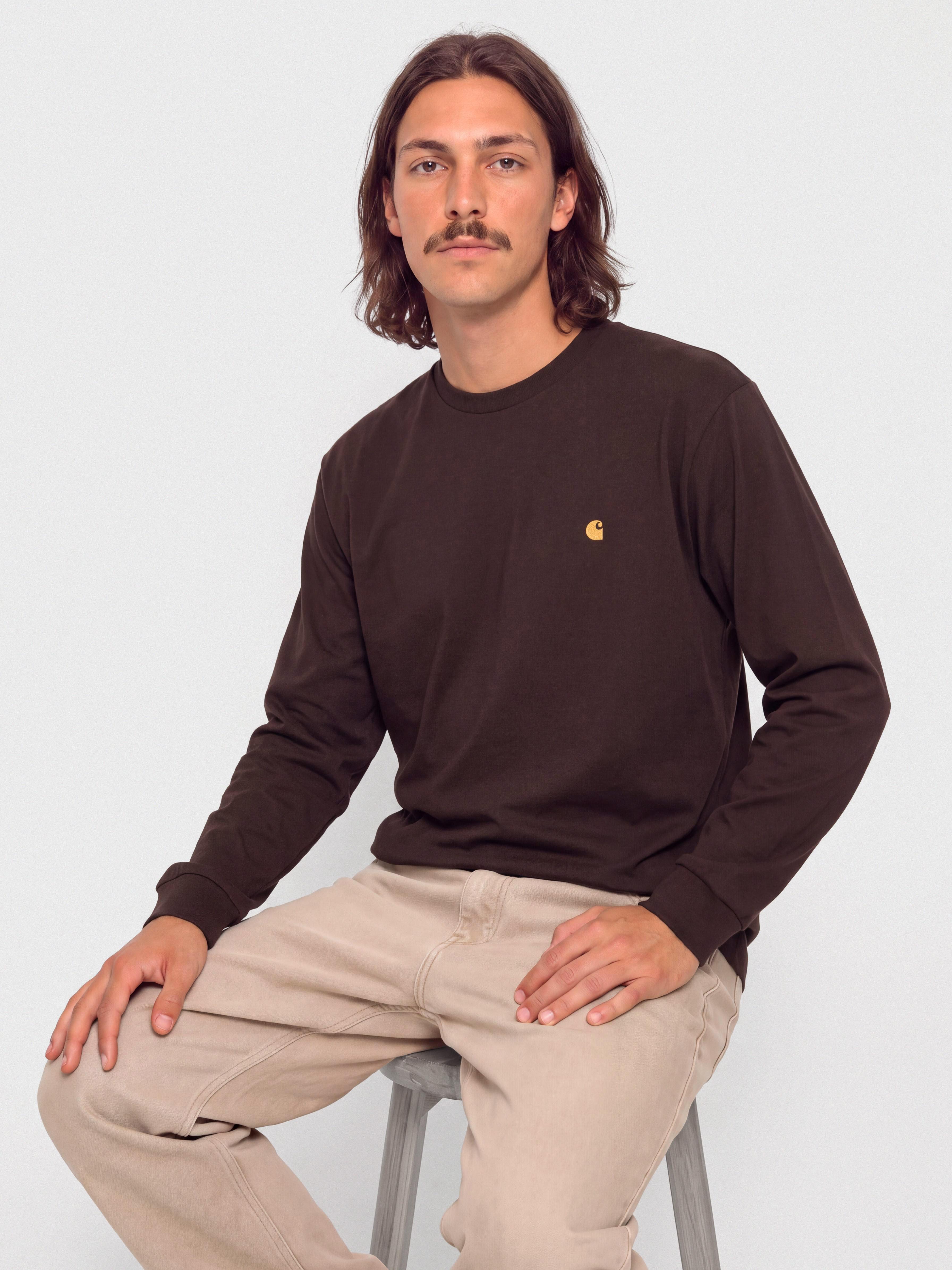 Блуза Carhartt WIP Chase (palisander/gold)