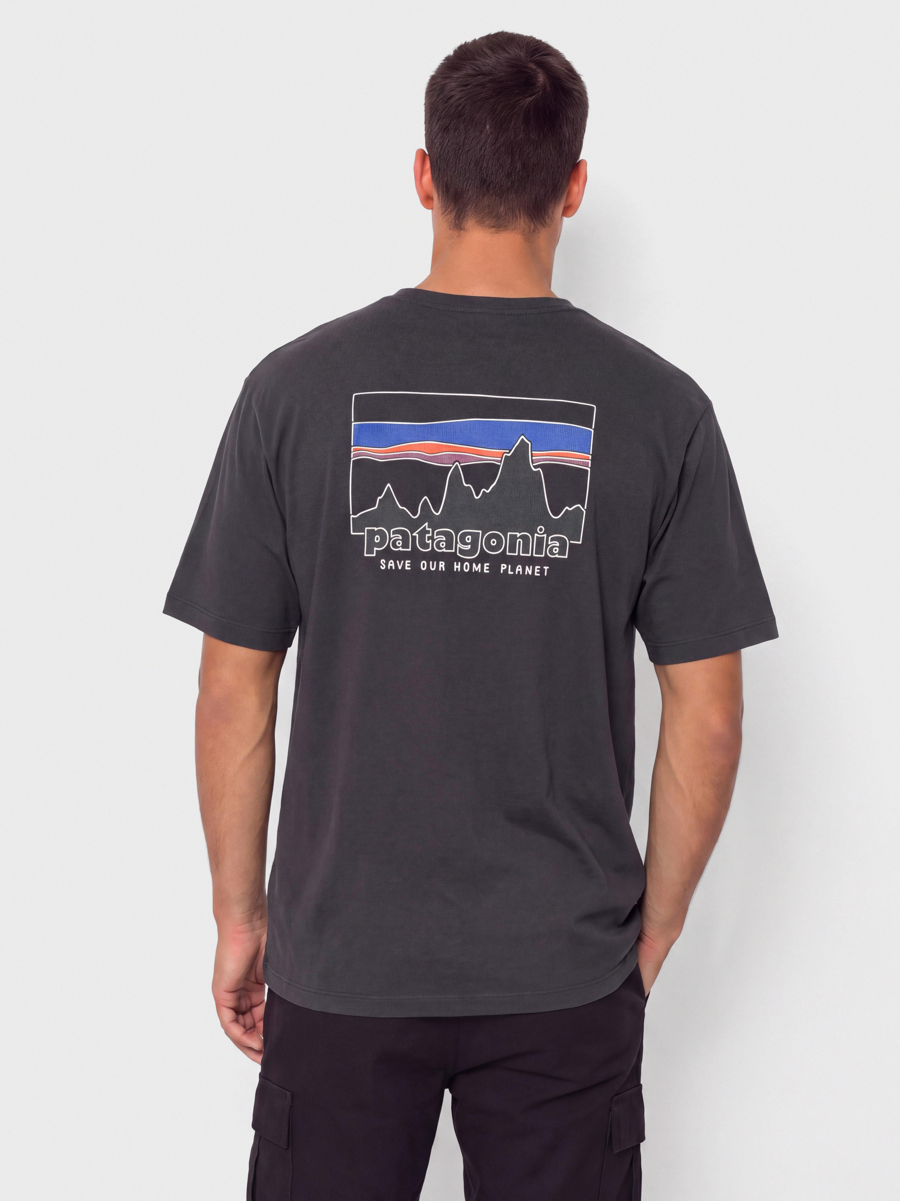 Тениска Patagonia 73 Skyline (ink black)