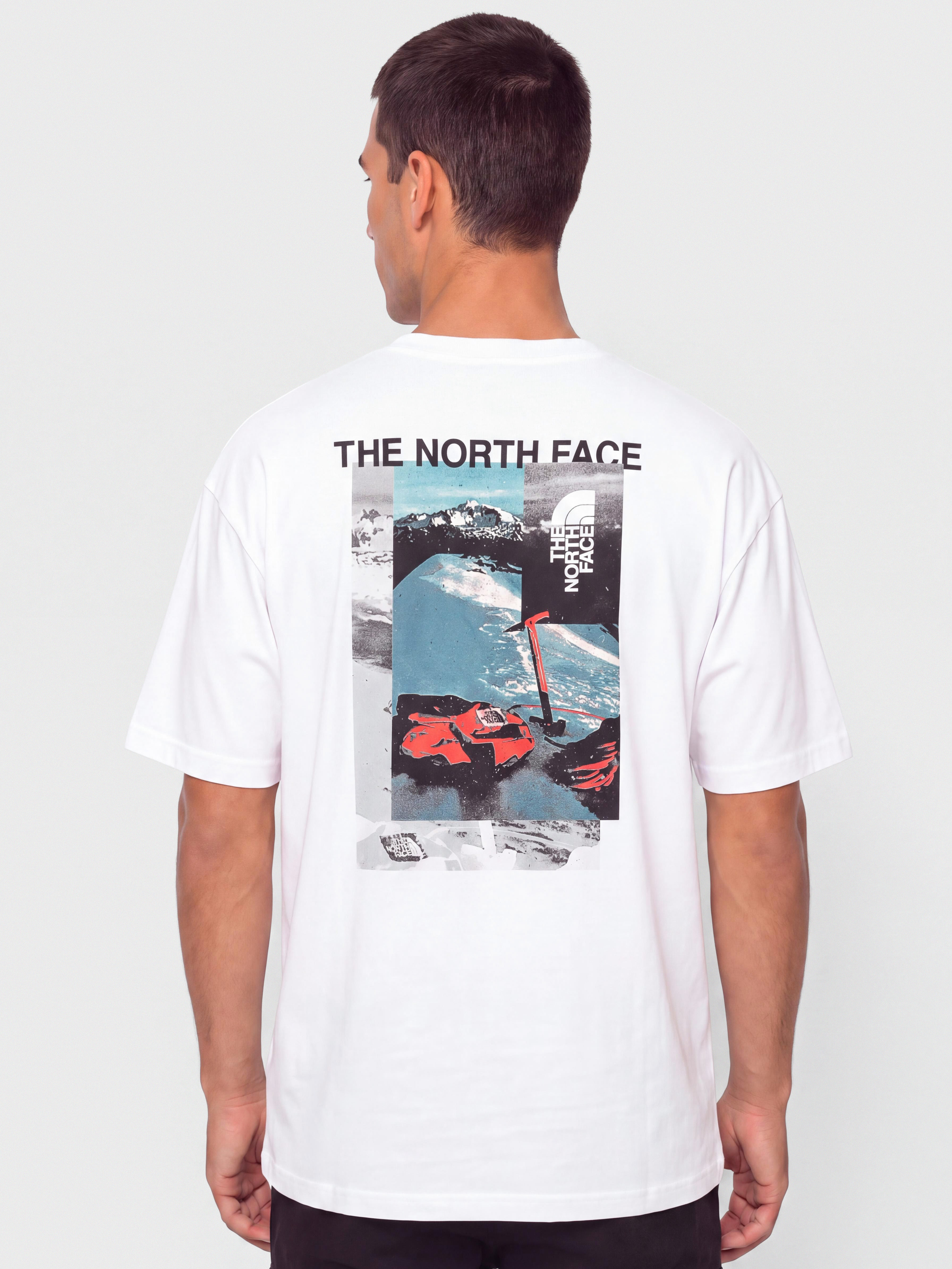 Тениска The North Face Apex '75 Collage Relaxed (tnf white)