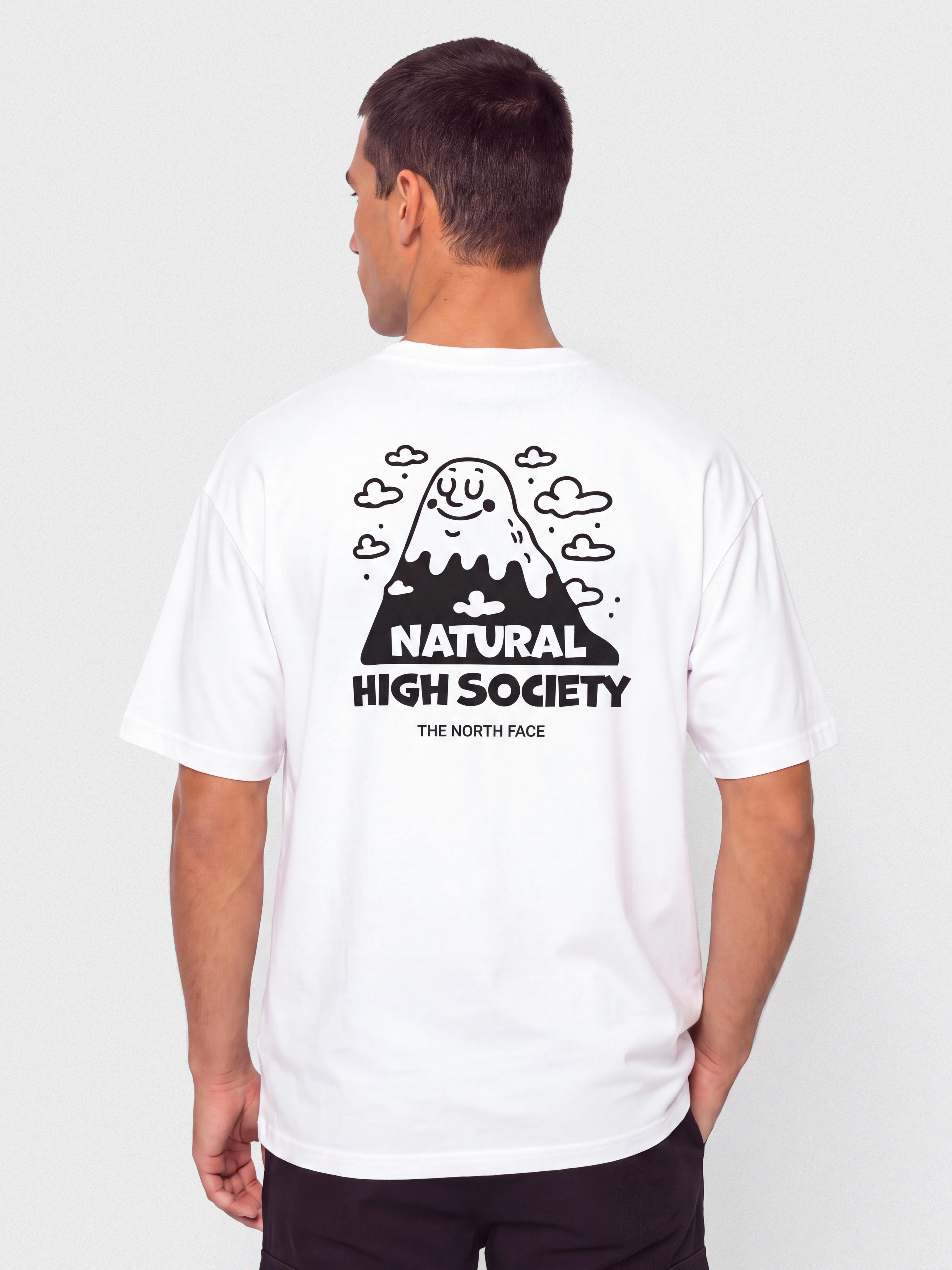 Тениска The North Face Nat High Society Relaxed (tnf white)