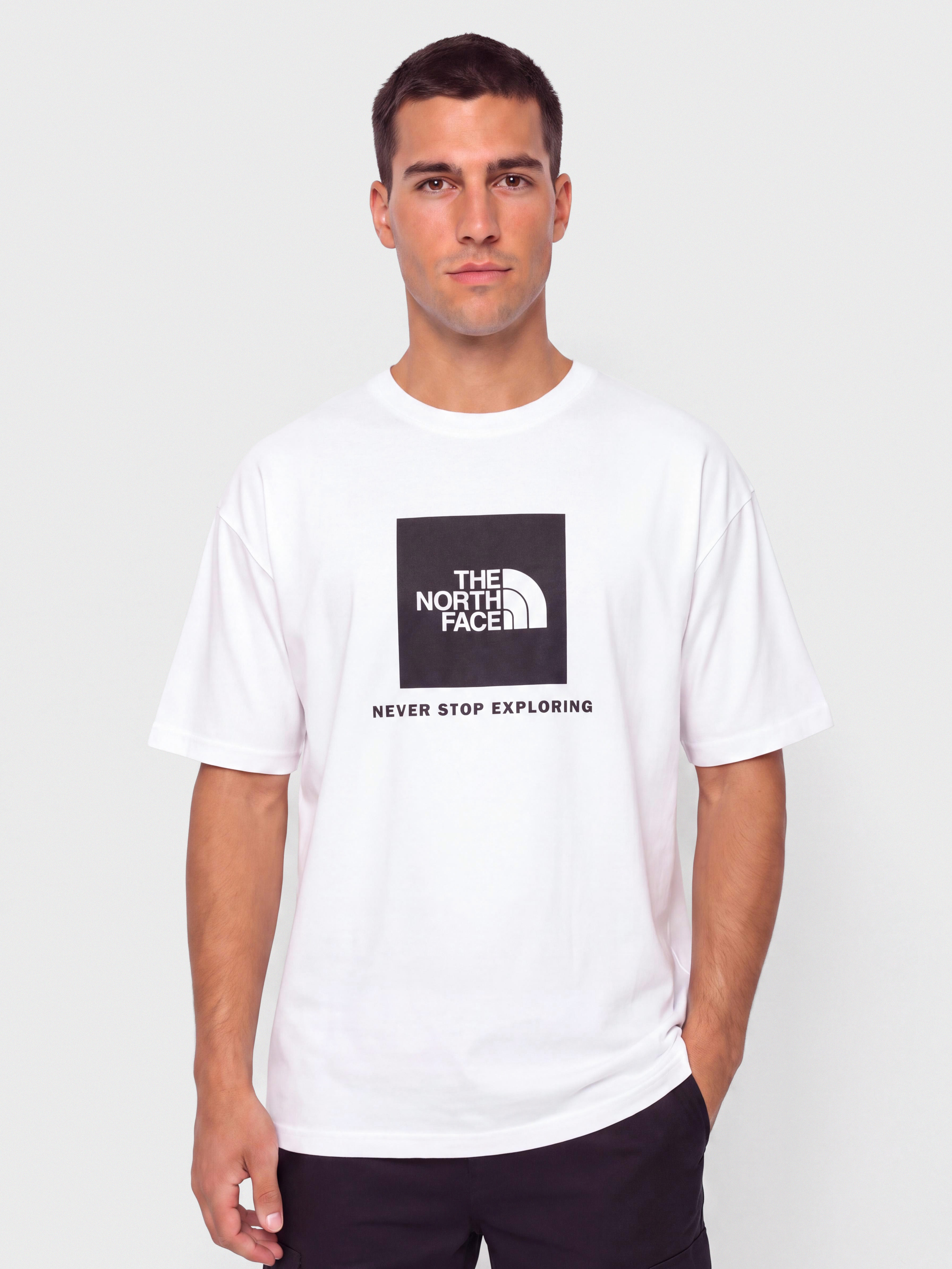 Тениска The North Face Raglan Redbox (tnf white)