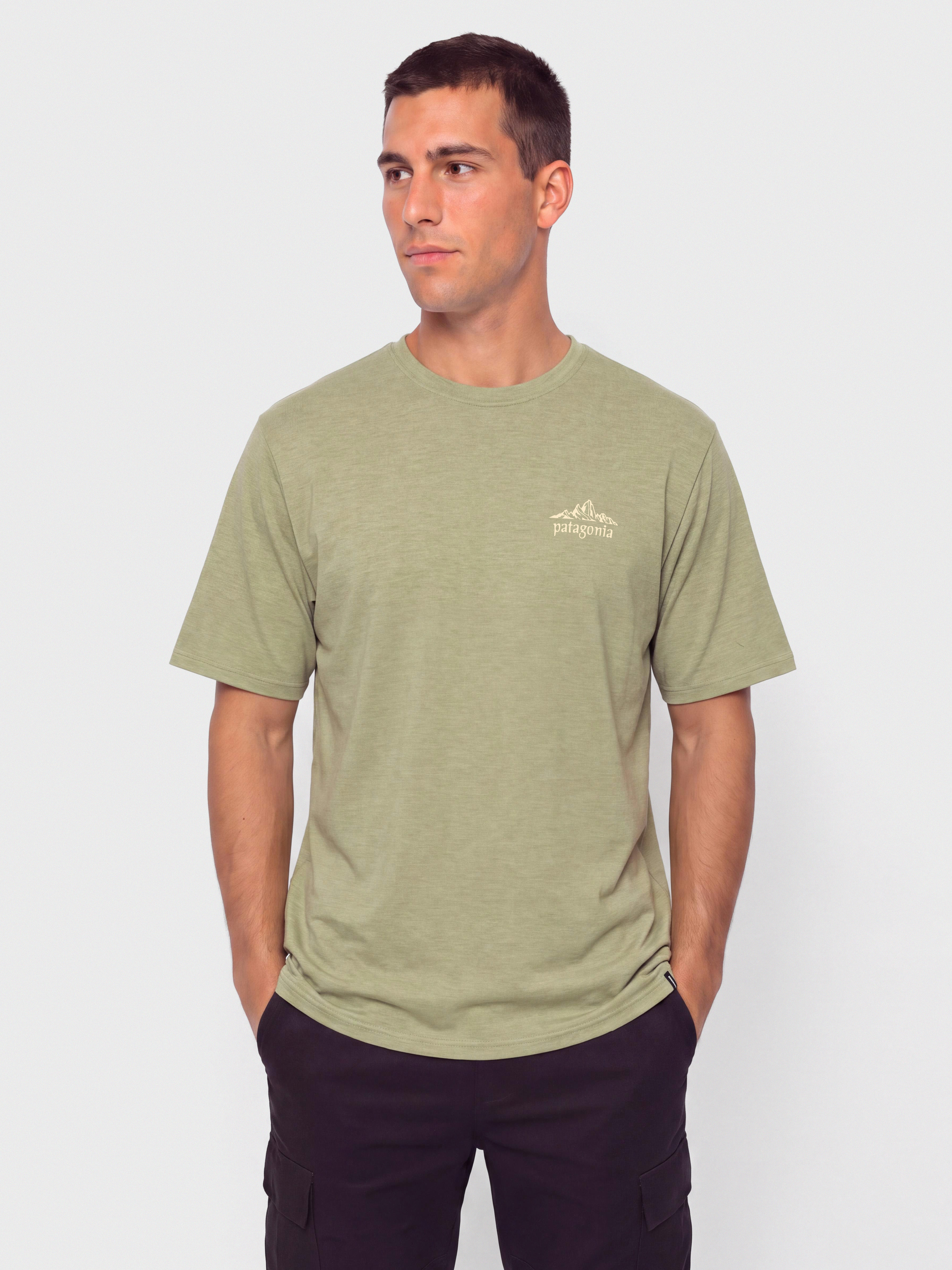Тениска Patagonia Cap Cool Daily Cloud Crag (gumtree green light gumtree green x dye)