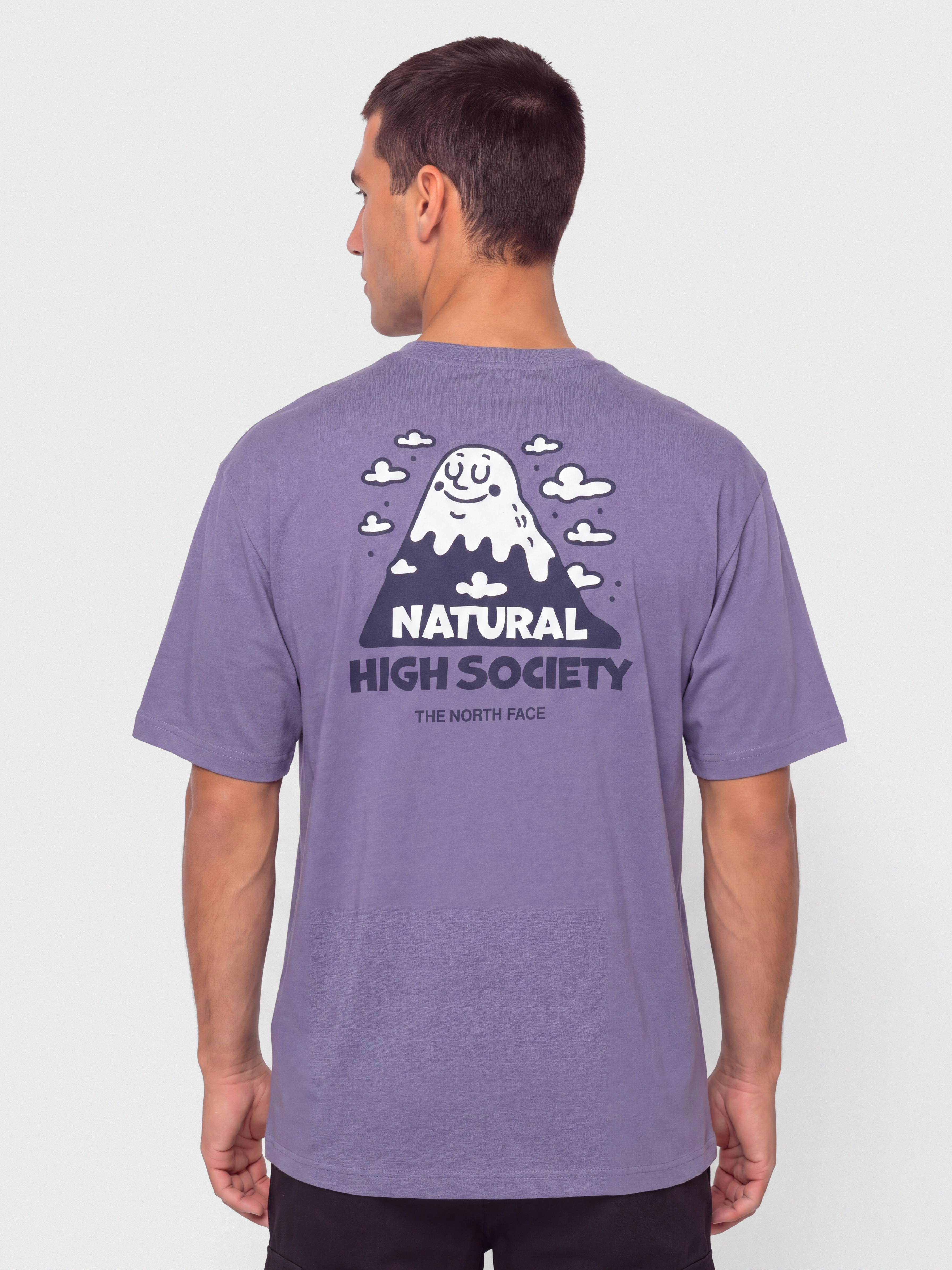 Тениска The North Face Nat High Society Relaxed (grounded plum)