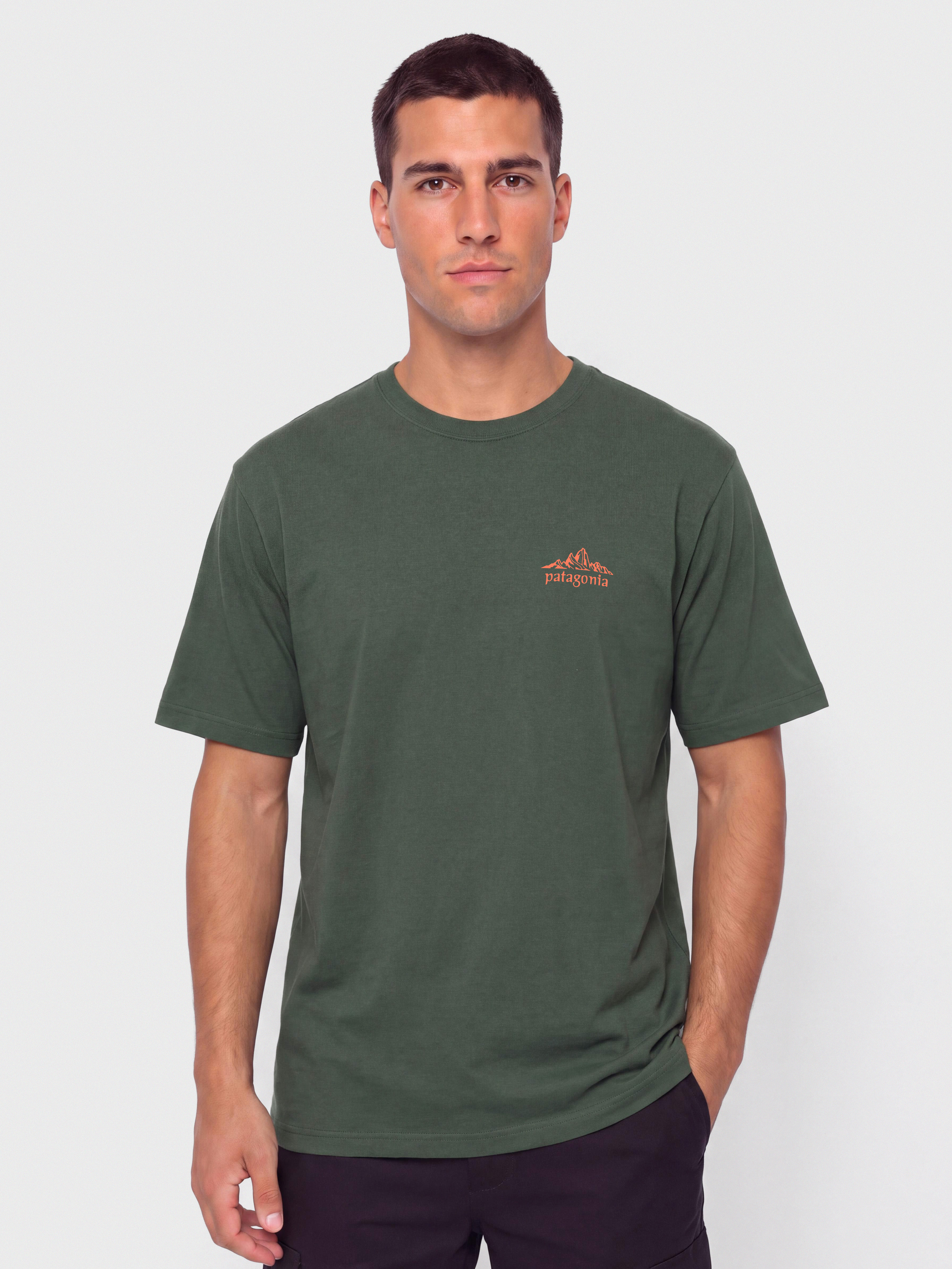 Тениска Patagonia Cloud Crag (canopy green)